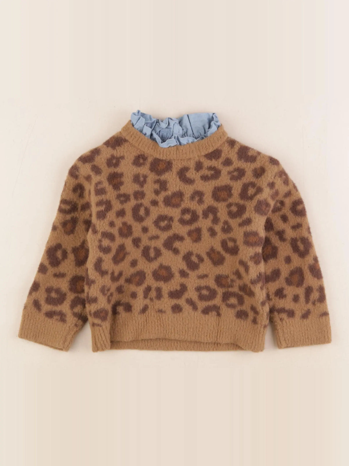 Vertbaudet - pull marron - 2 ans