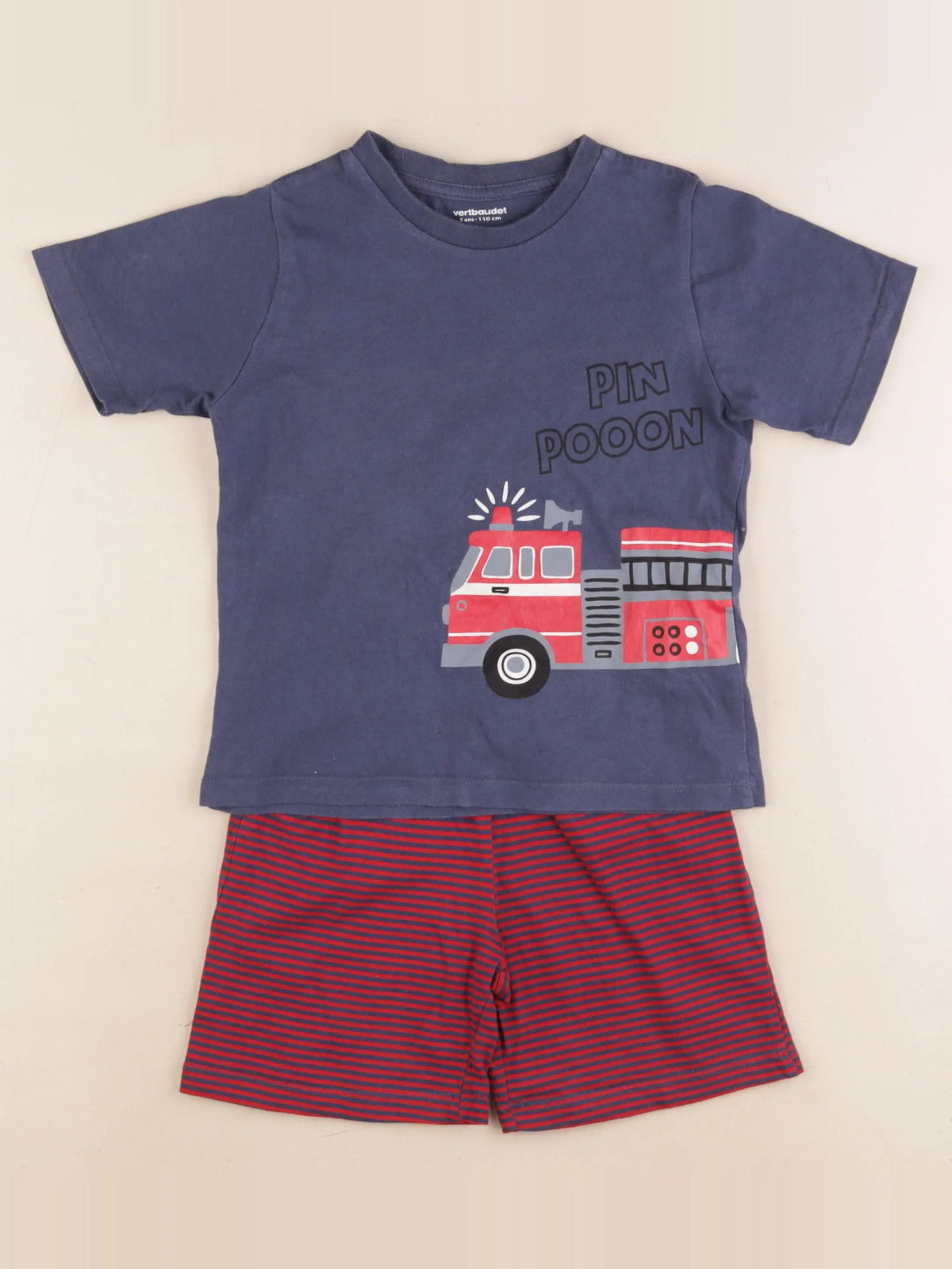 Vertbaudet - pyjama coton multicolore - 5 ans
