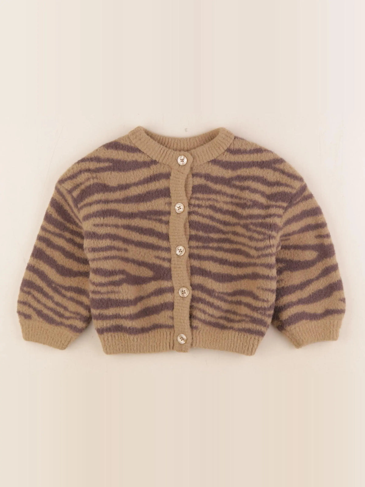 Vertbaudet - gilet marron - 2 ans