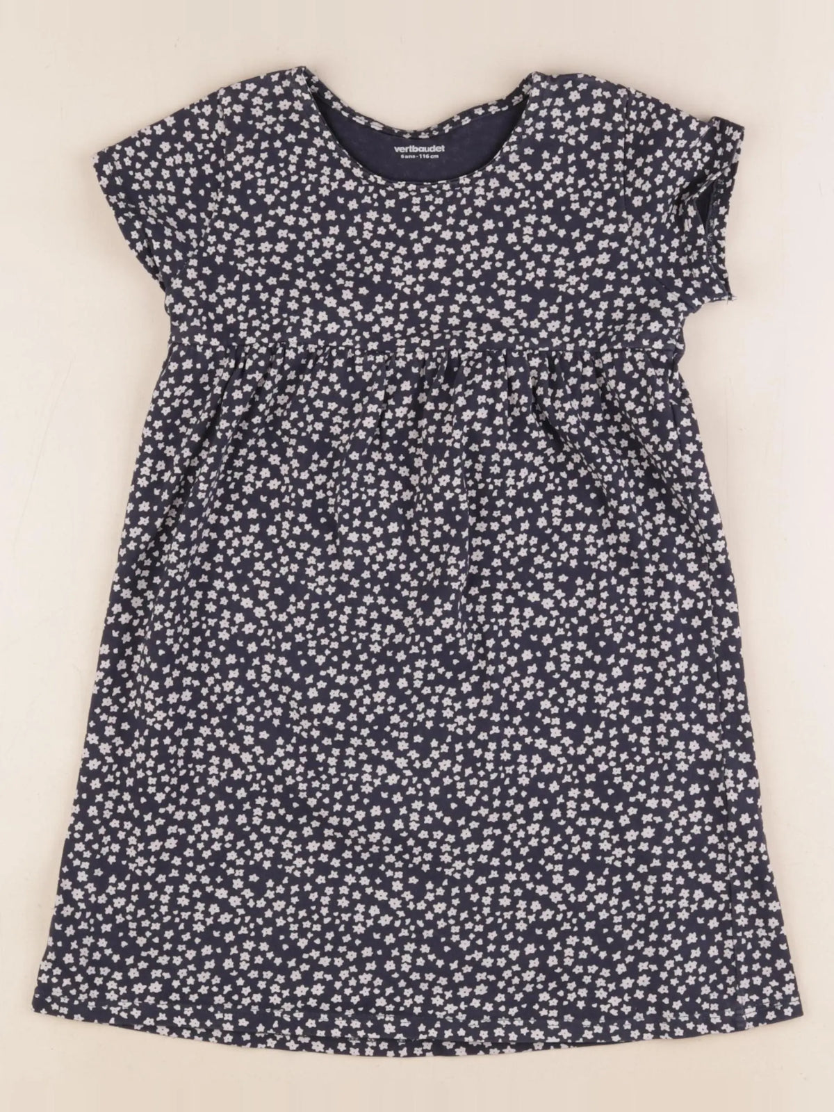 Vertbaudet - robe bleu - 6 ans