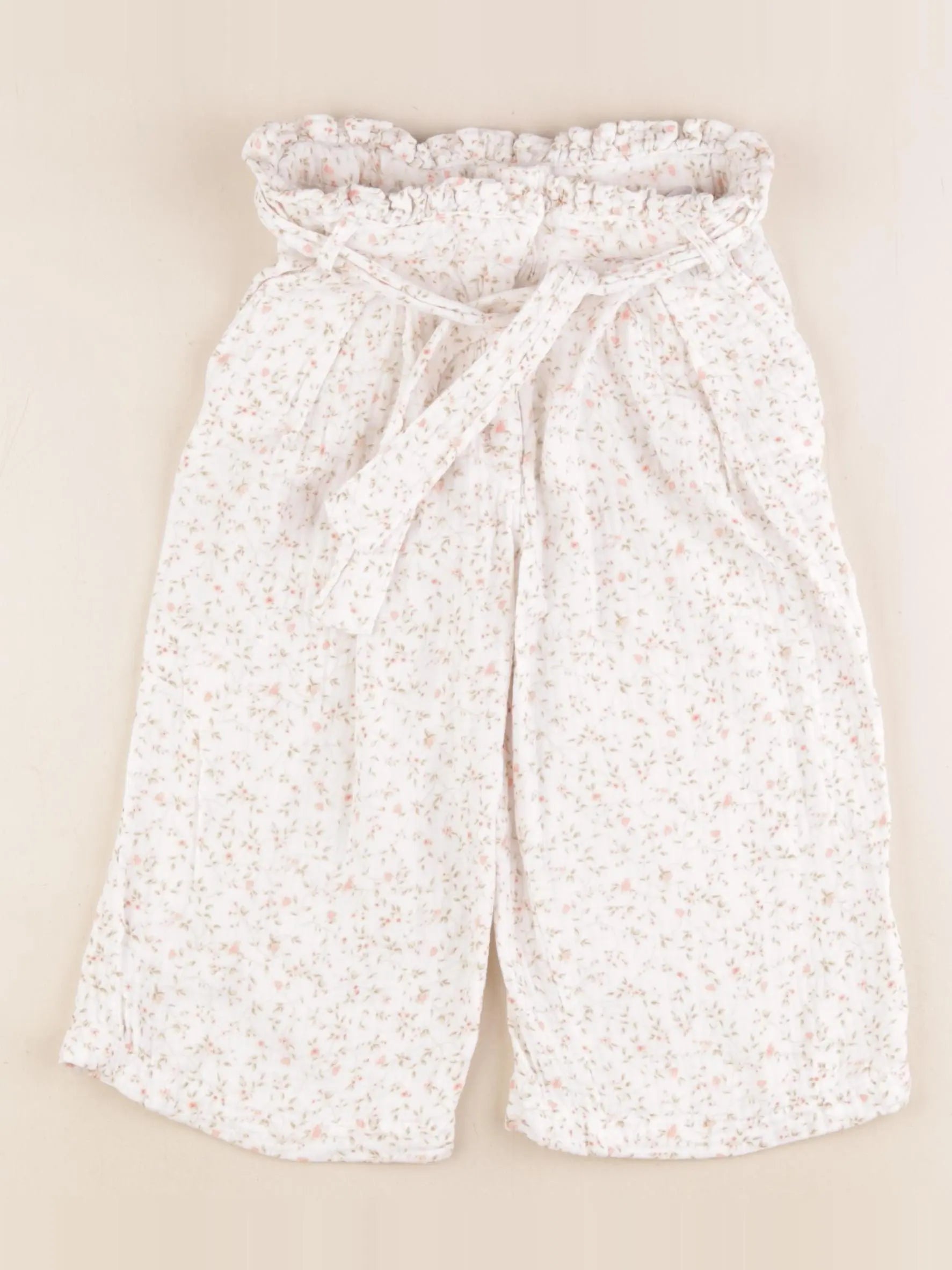 Vertbaudet - pantalon blanc - 4 ans