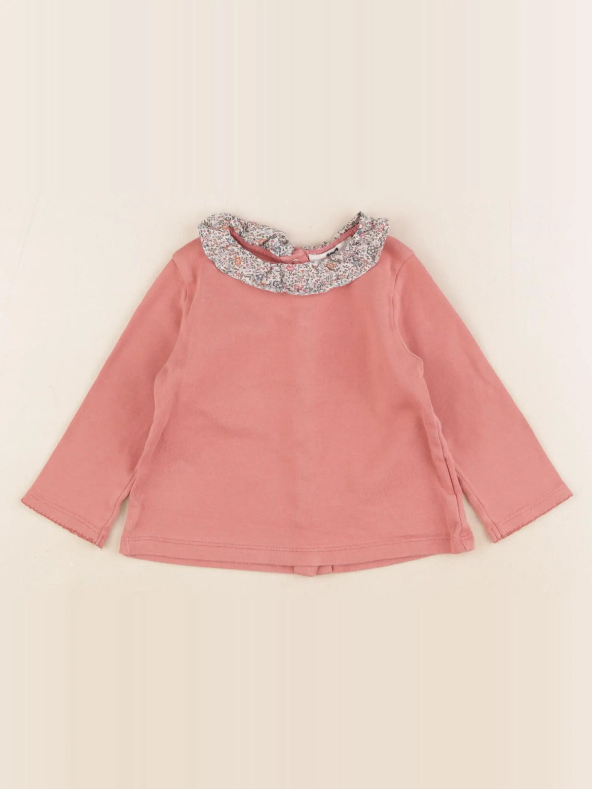 Cyrillus - tee-shirt rose - 18 mois
