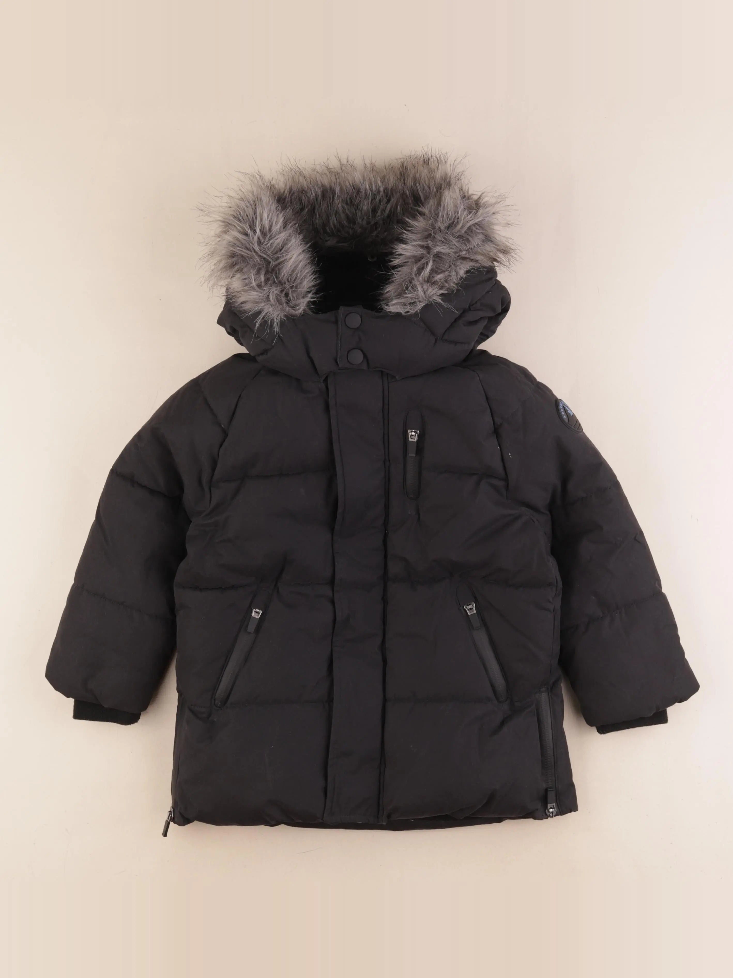 La Redoute - parka noir - 4 ans