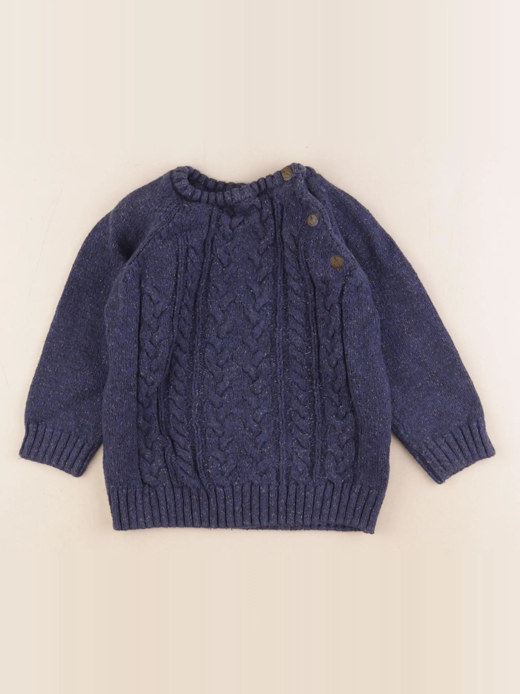 Vertbaudet - pull bleu - 4 ans