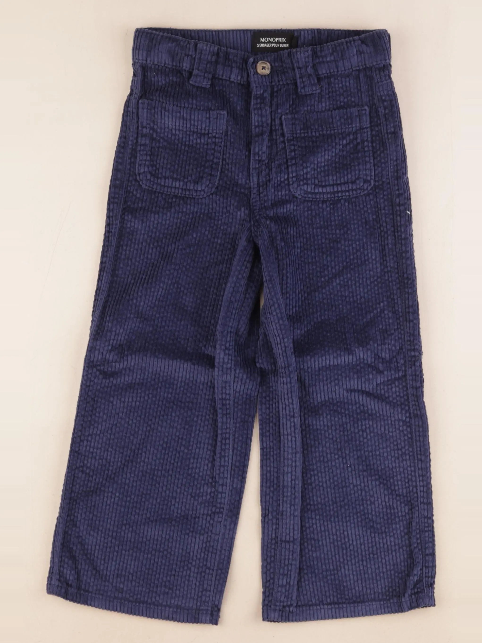 Monoprix - pantalon bleu - 5 ans