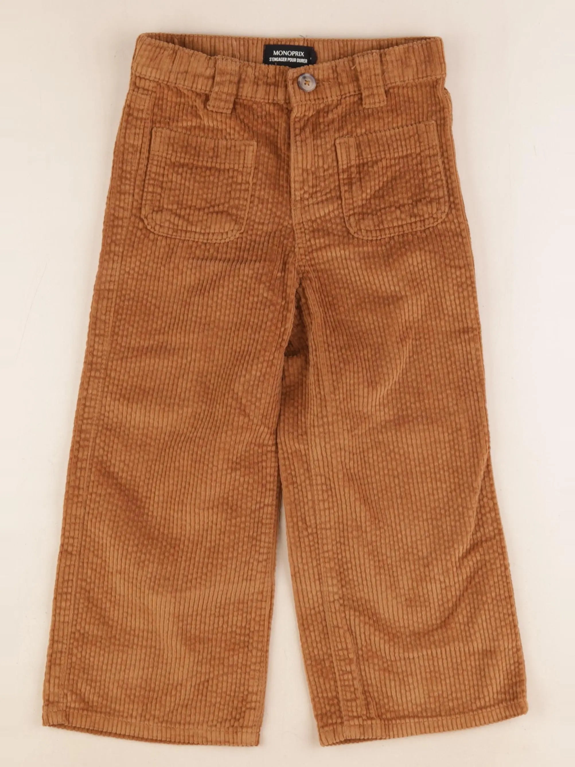 Monoprix - pantalon marron - 5 ans