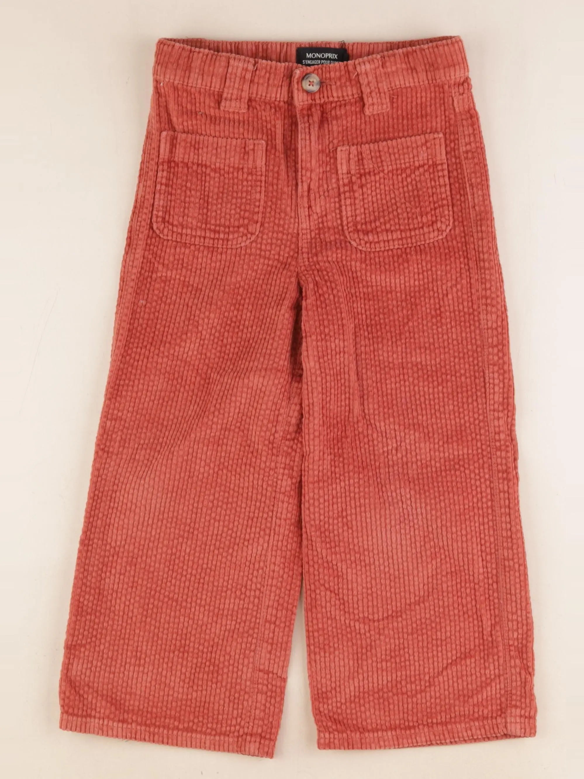 Monoprix - pantalon rouge - 5 ans