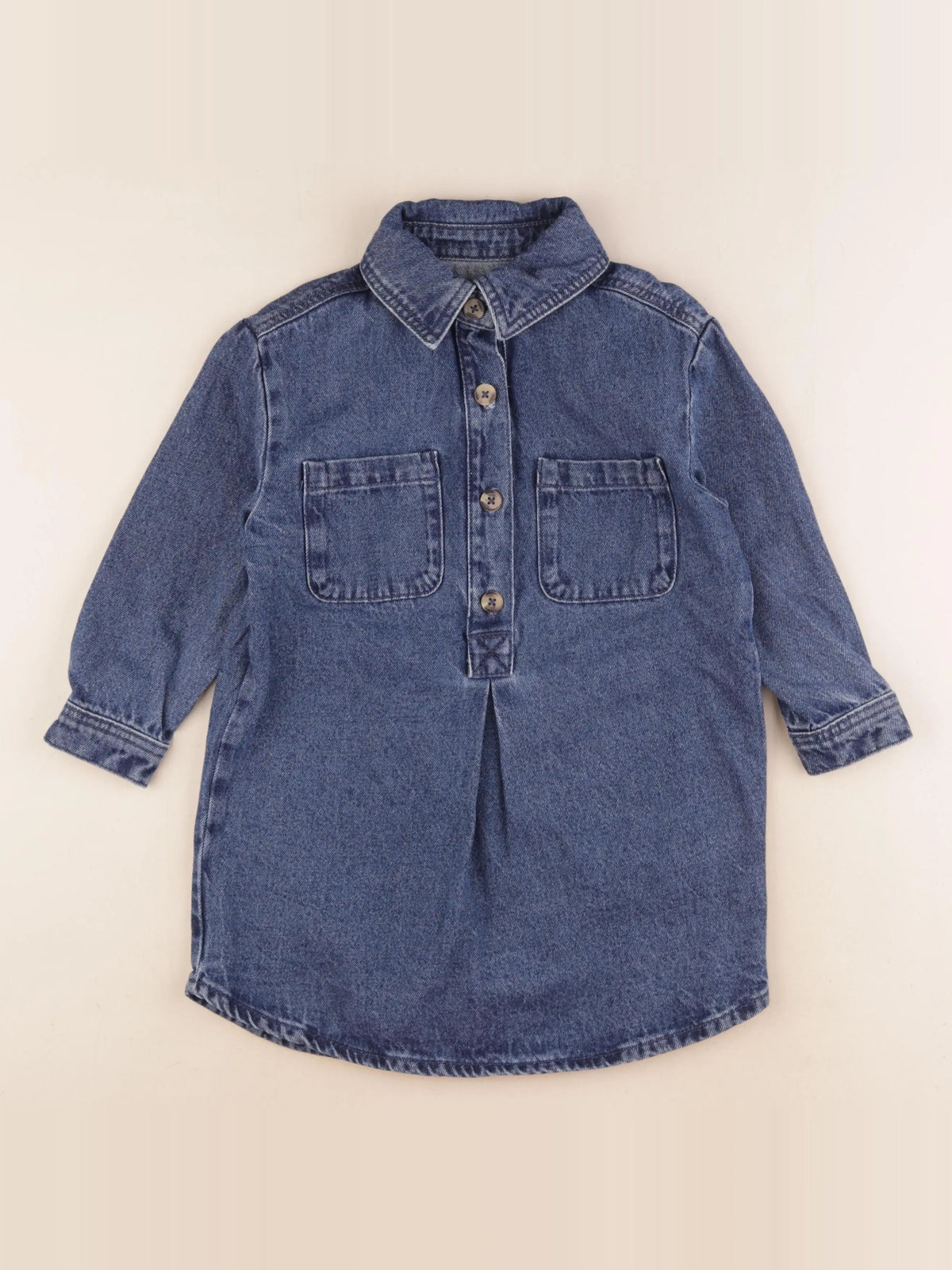 Monoprix - robe bleu - 5 ans