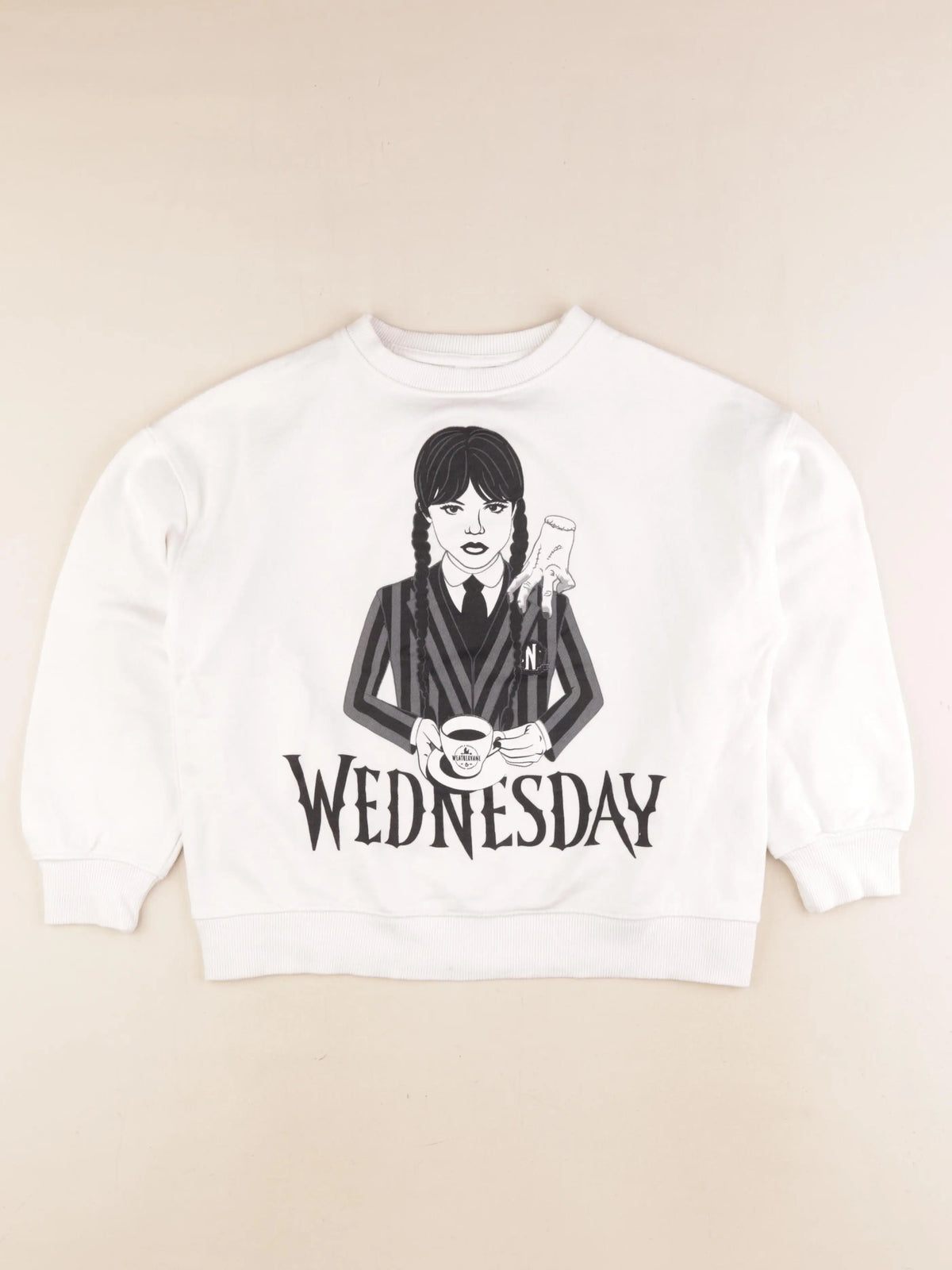 Zara - sweat blanc - 9/10 ans
