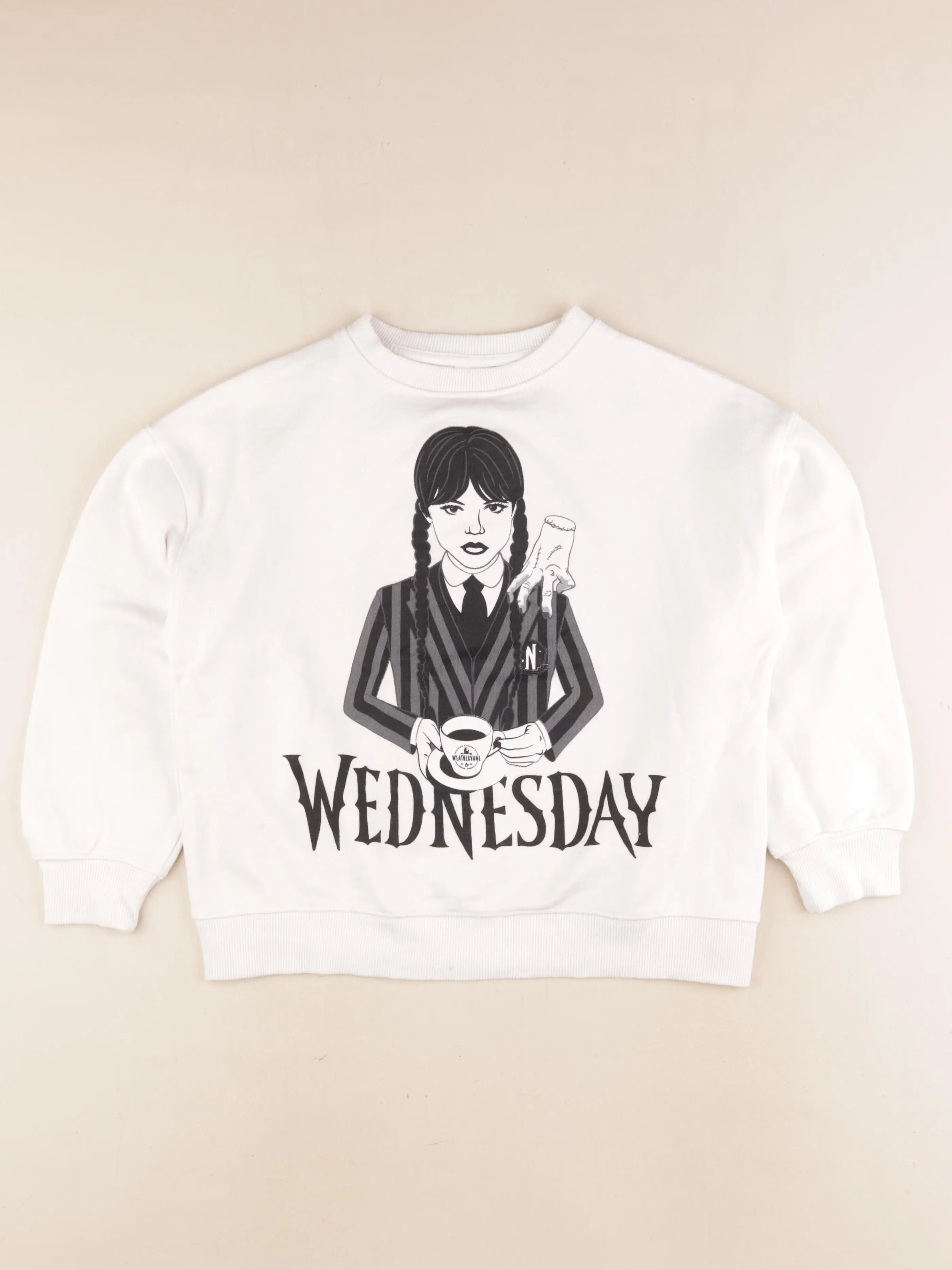 Zara - sweat blanc - 9/10 ans