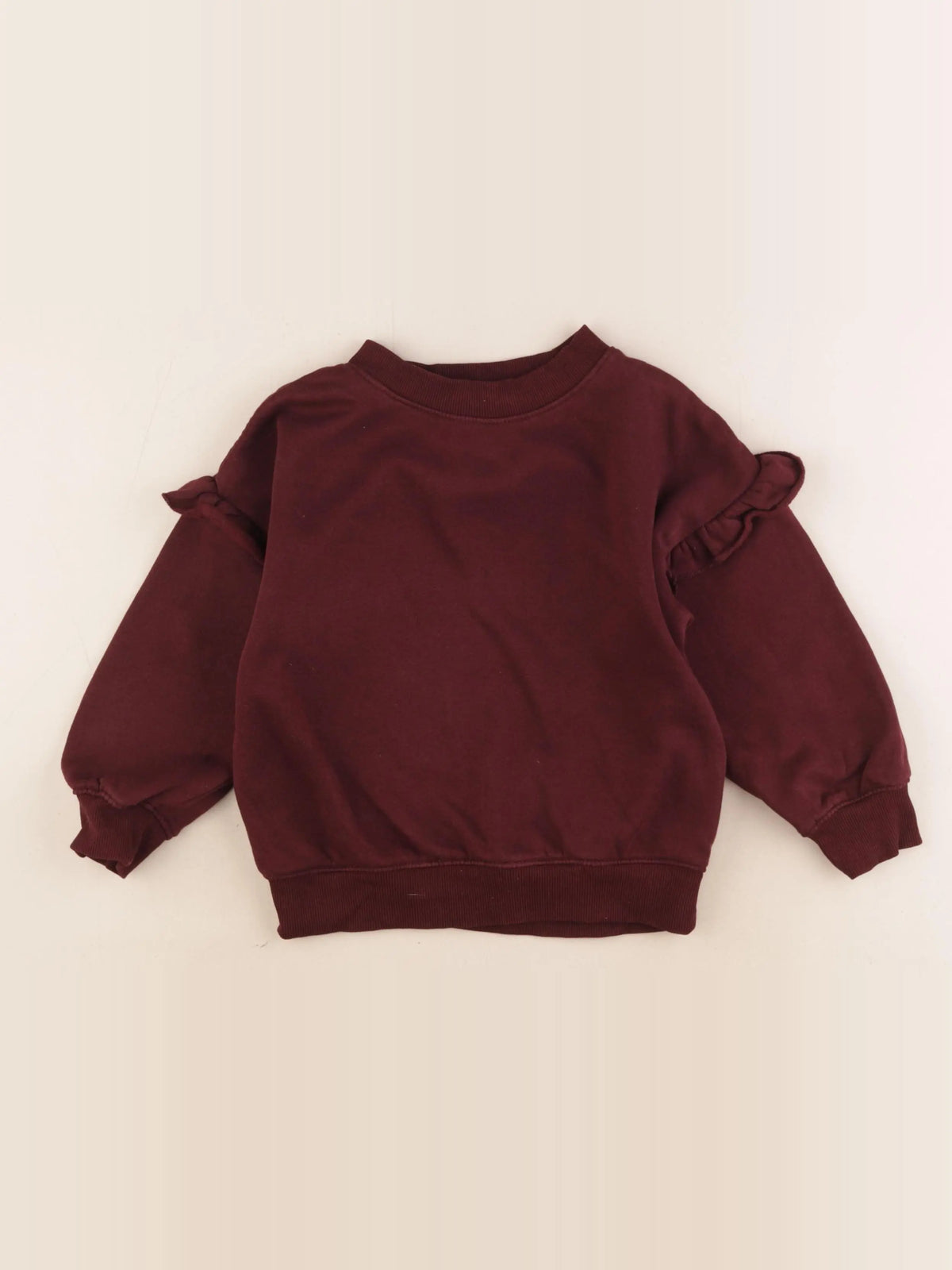 H&M - sweat rouge - 2/4 ans