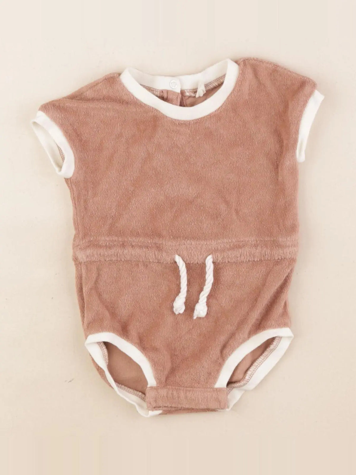 Quincy Mae - combinaison marron - 0/3 mois