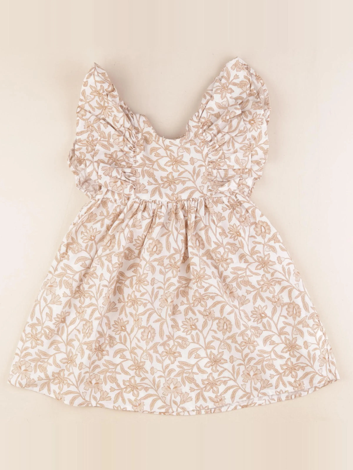 Tape à l'oeil - robe beige, marron - 4 ans