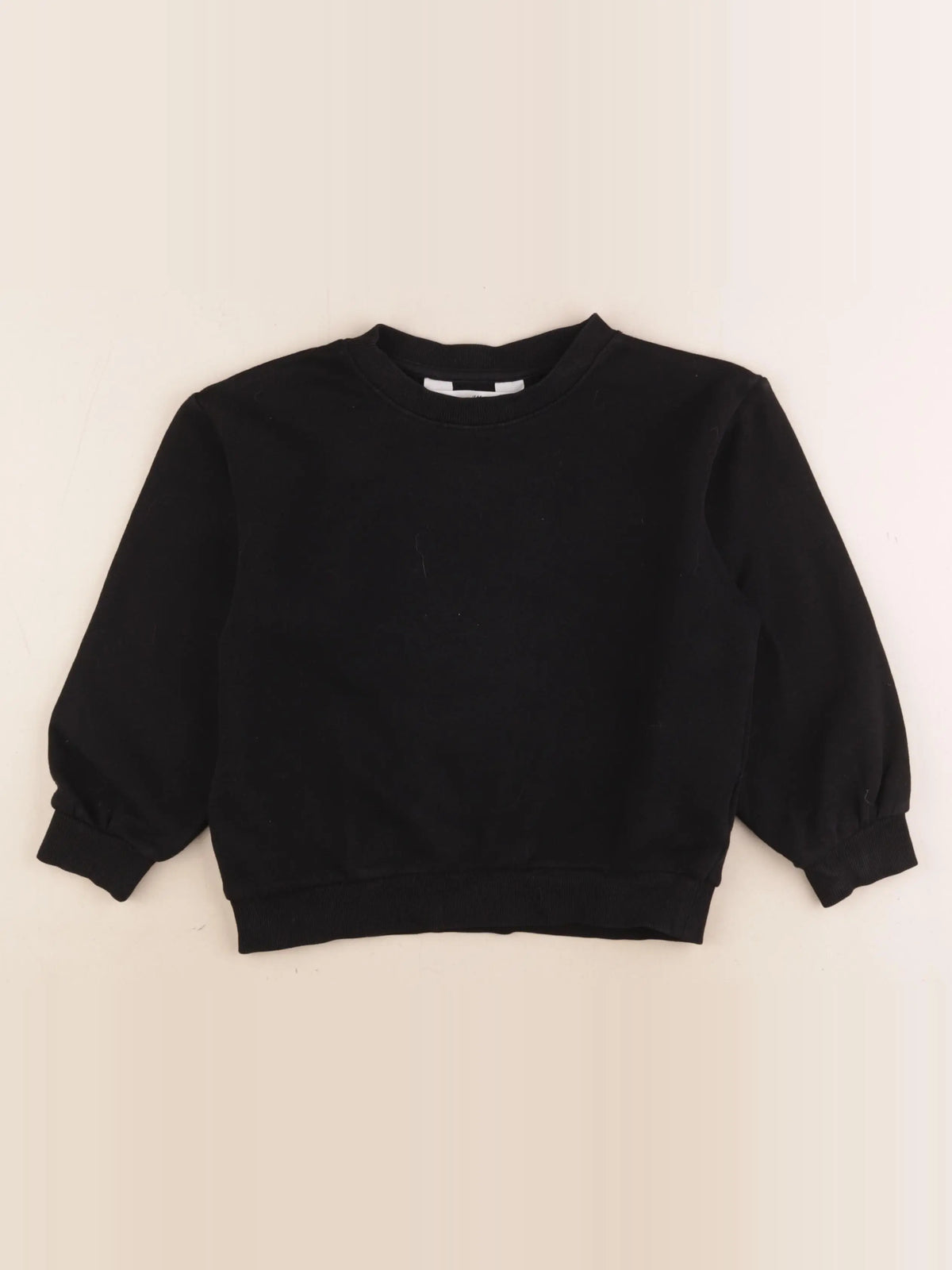 H&M - sweat noir - 4/6 ans