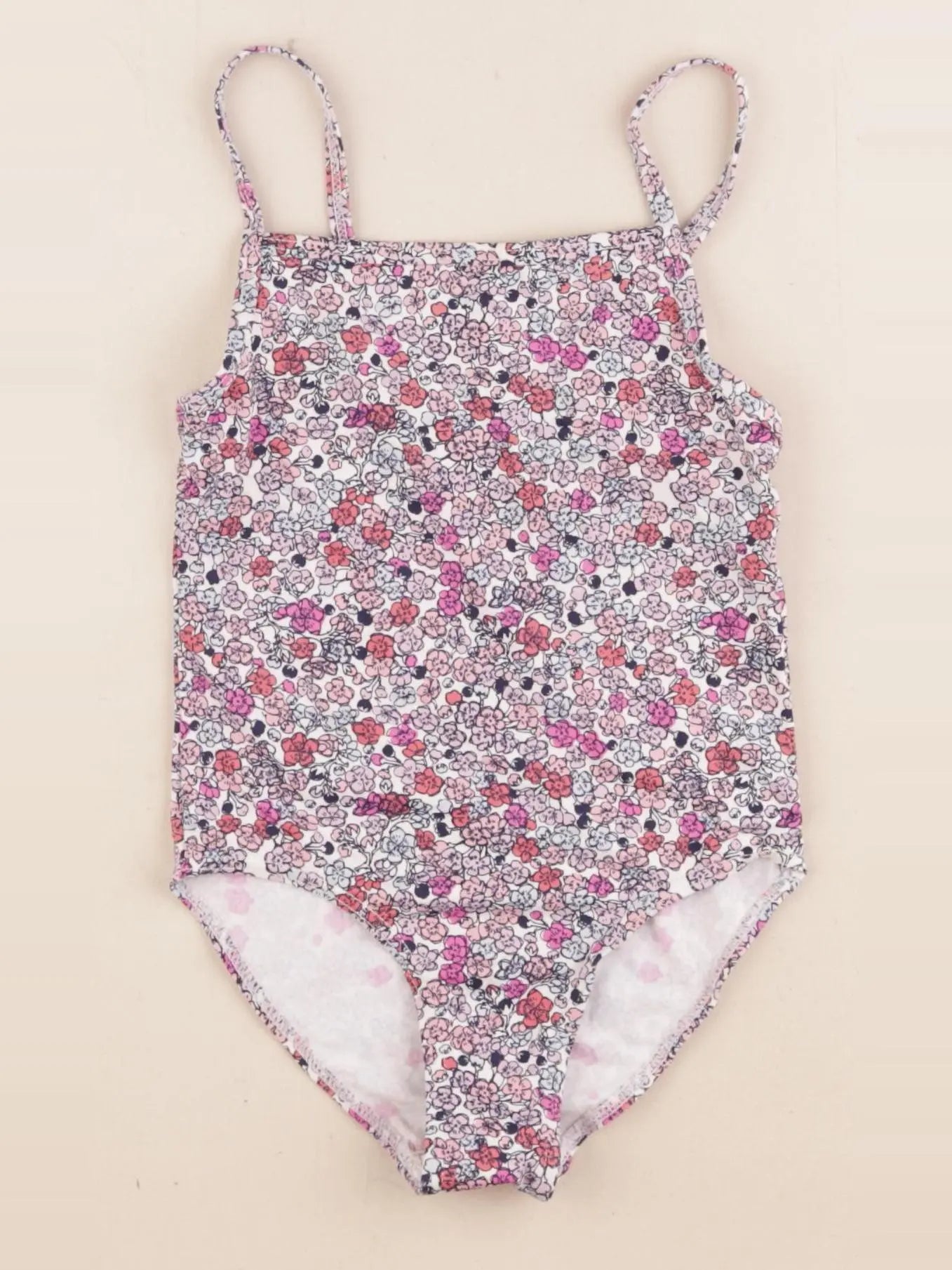 Monoprix - maillot de bain rose - 4 ans