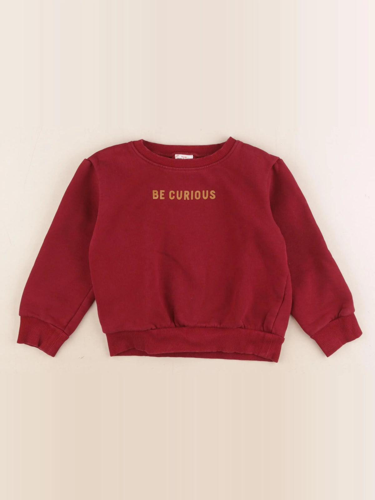 Tape à l'oeil - sweat rouge - 4 ans