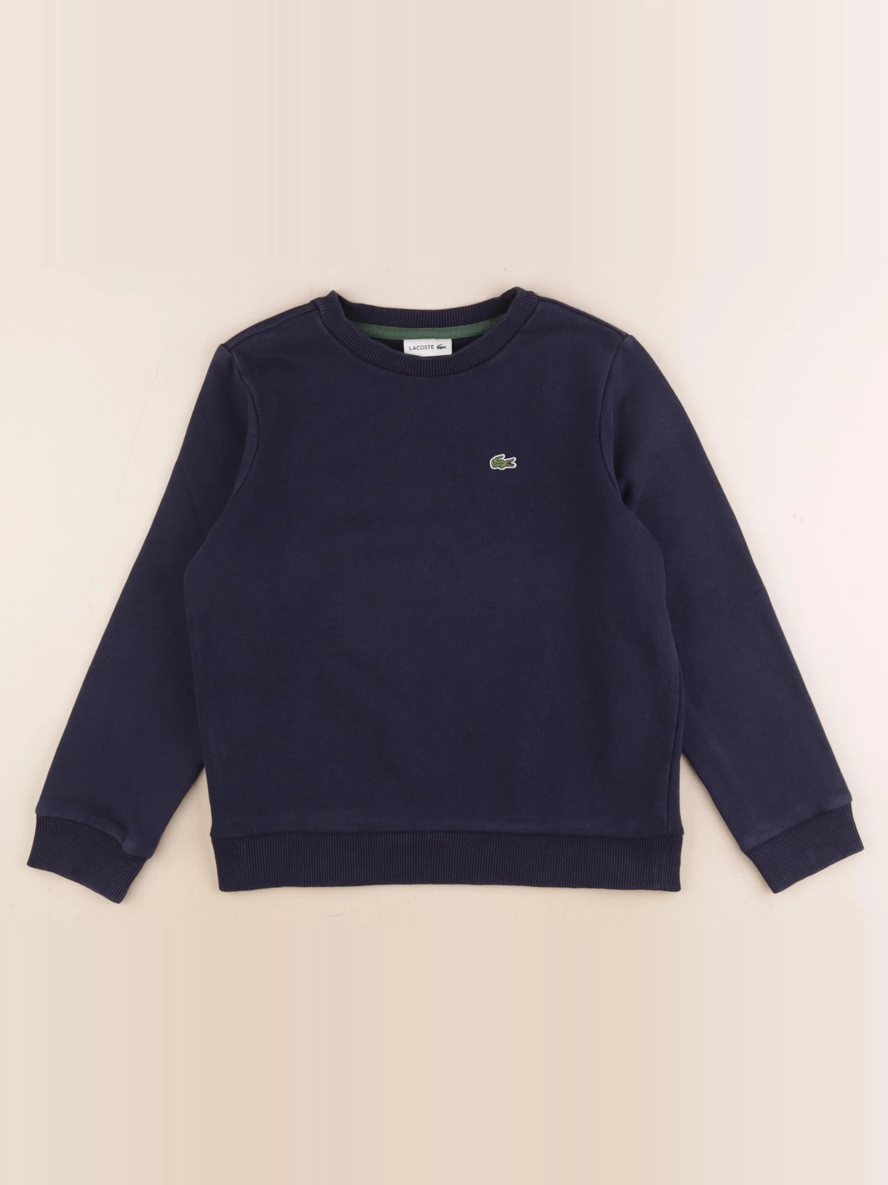 Lacoste - sweat bleu - 10 ans