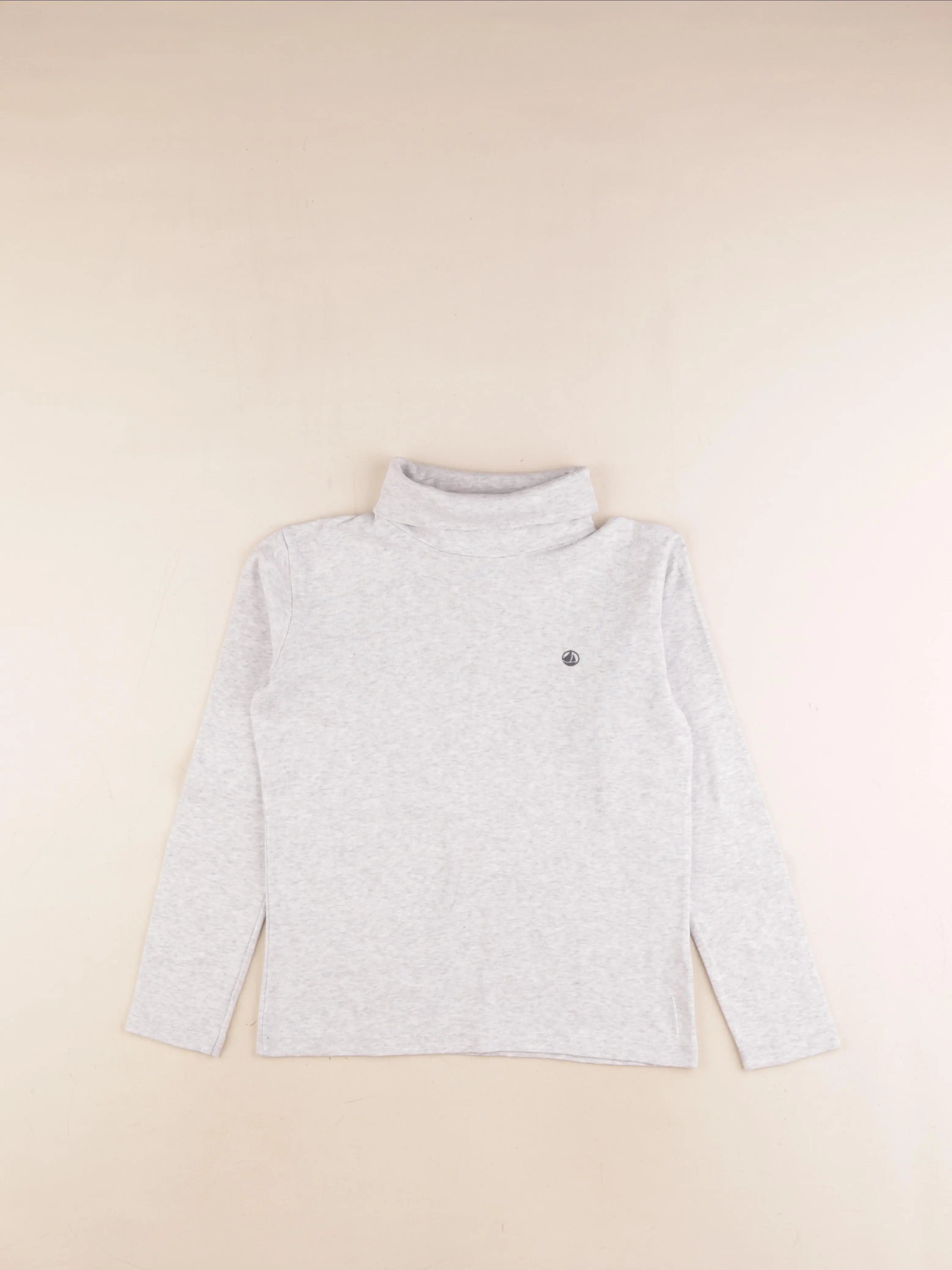 Petit Bateau - sous-pull gris - 10 ans