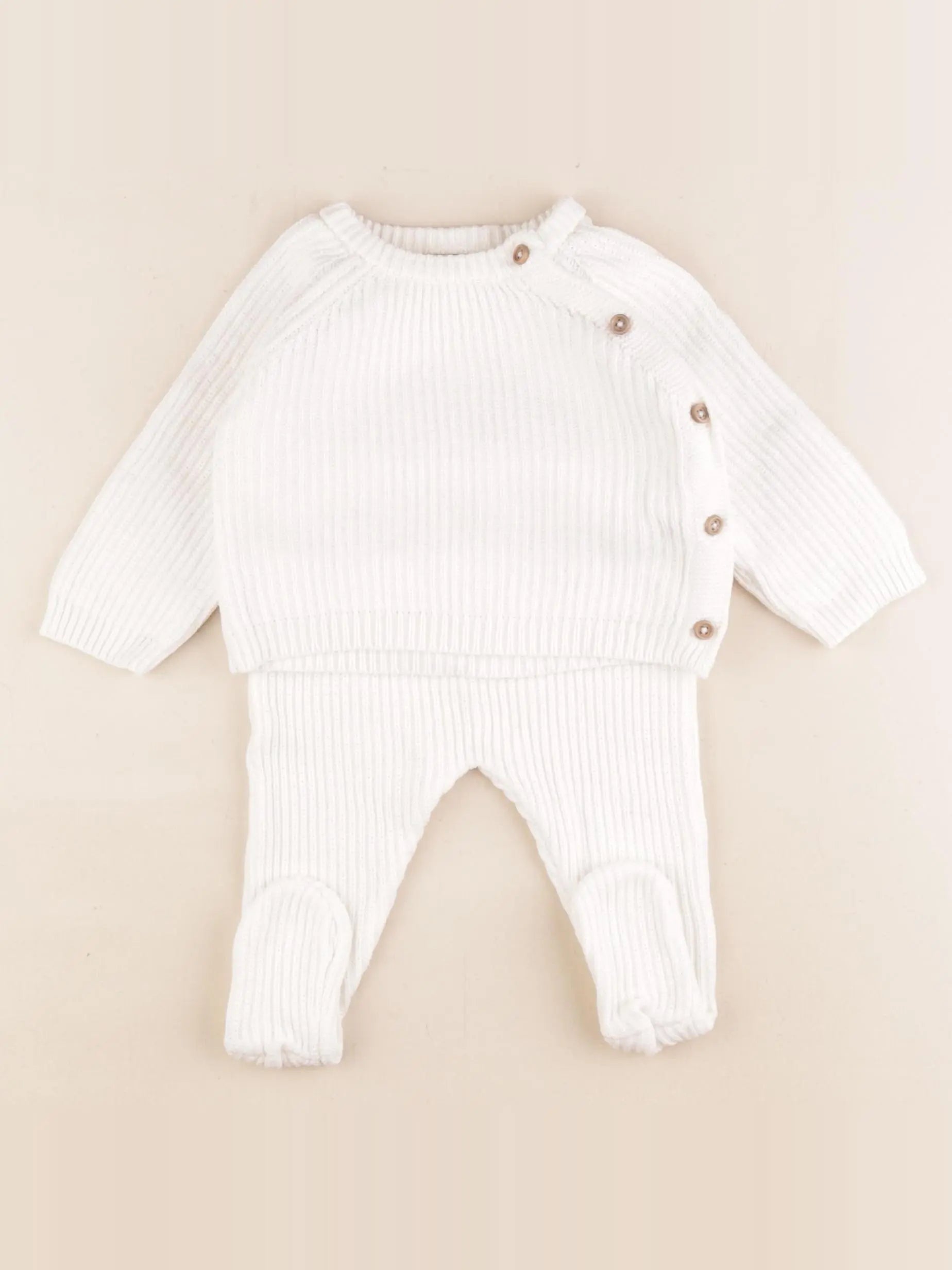 Cyrillus - ensemble beige - 6 mois