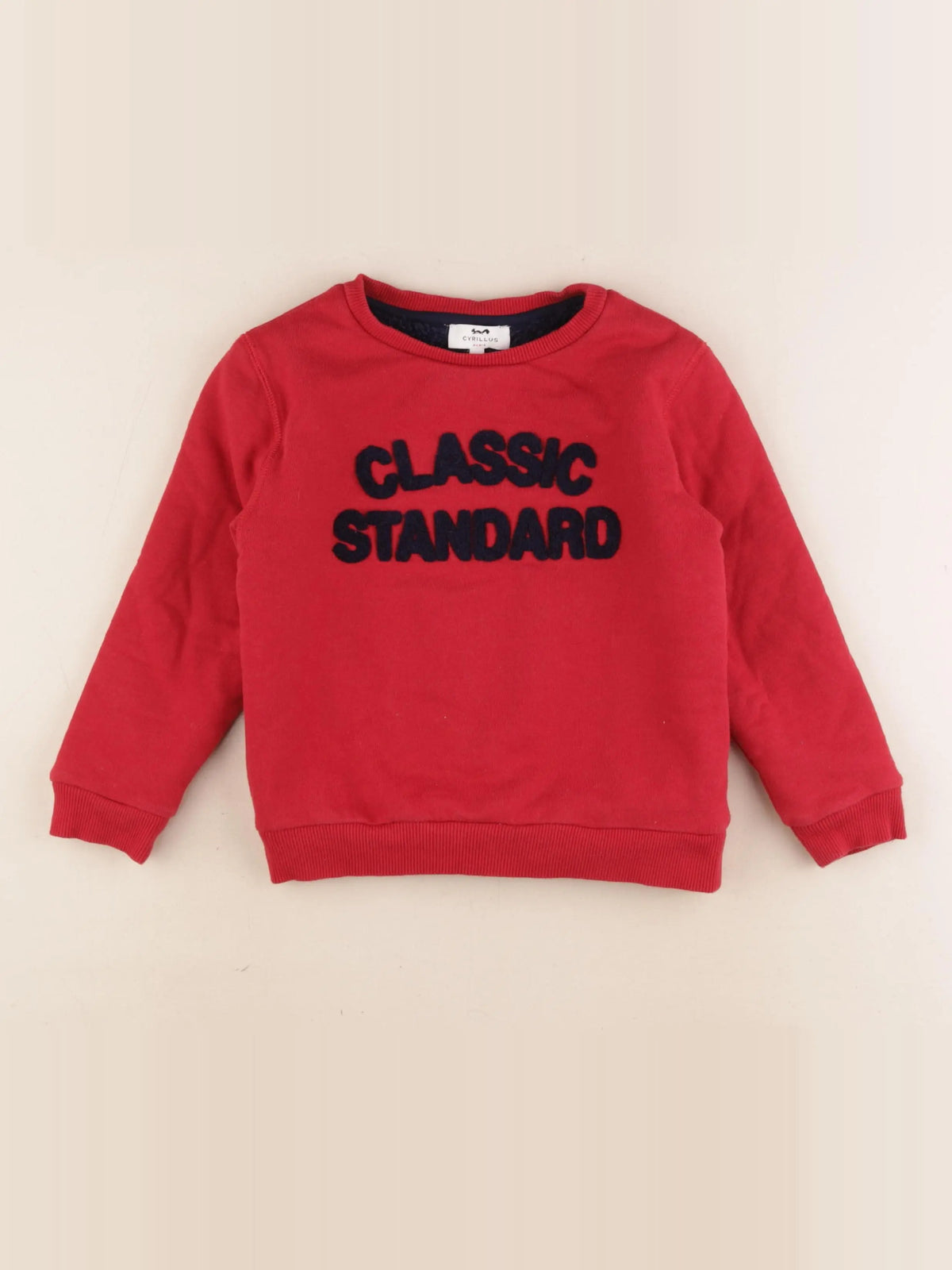 Cyrillus - sweat rouge - 4 ans