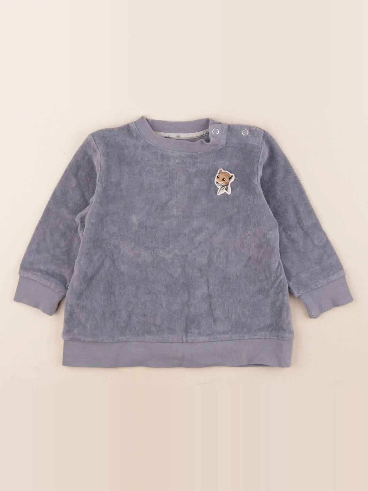 Loir Paris - sweat bleu - 24 mois