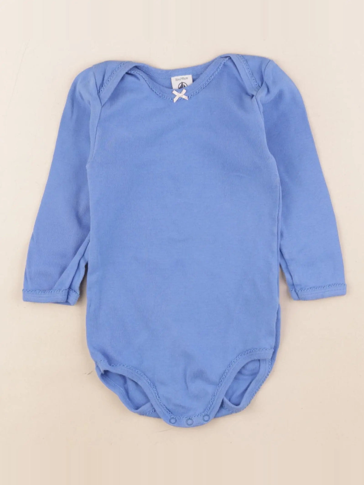 Petit Bateau - body bleu - 36 mois