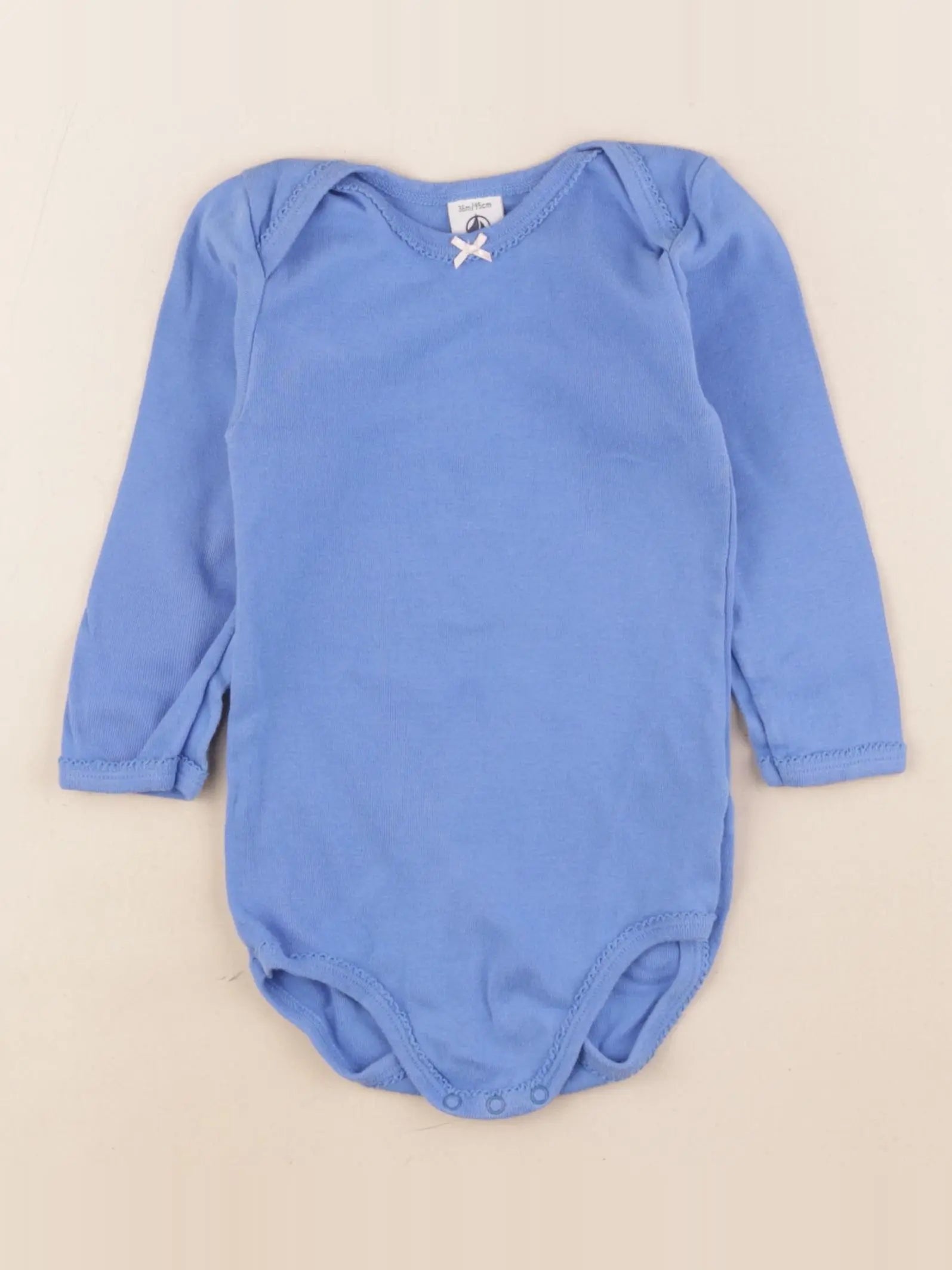 Petit Bateau - body bleu - 36 mois