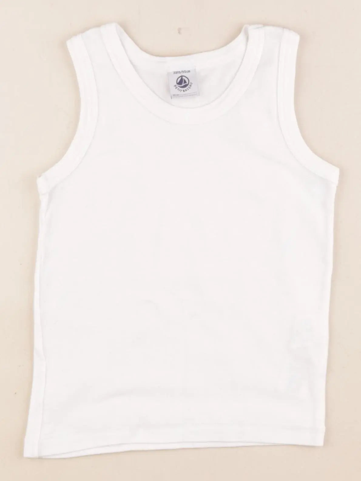 Petit Bateau - maillot de corps blanc - 3 ans