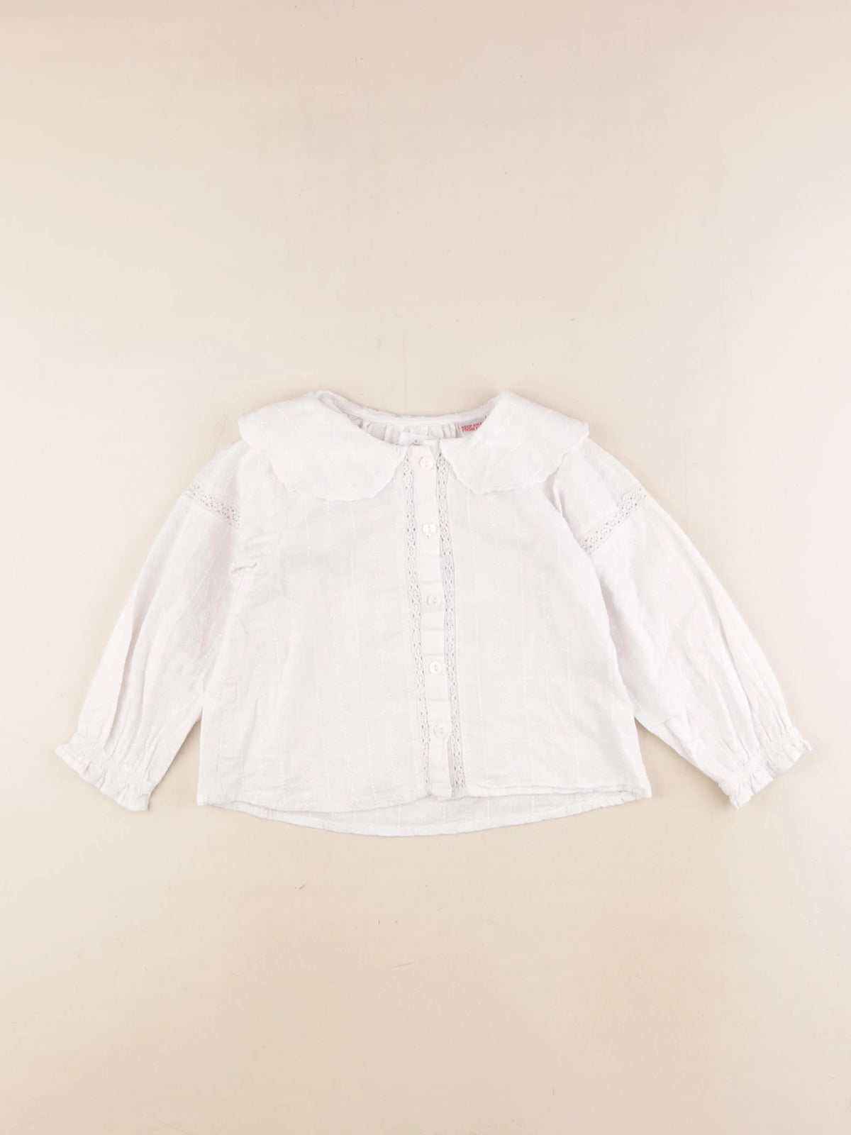 Zara - blouse blanc - 4 ans