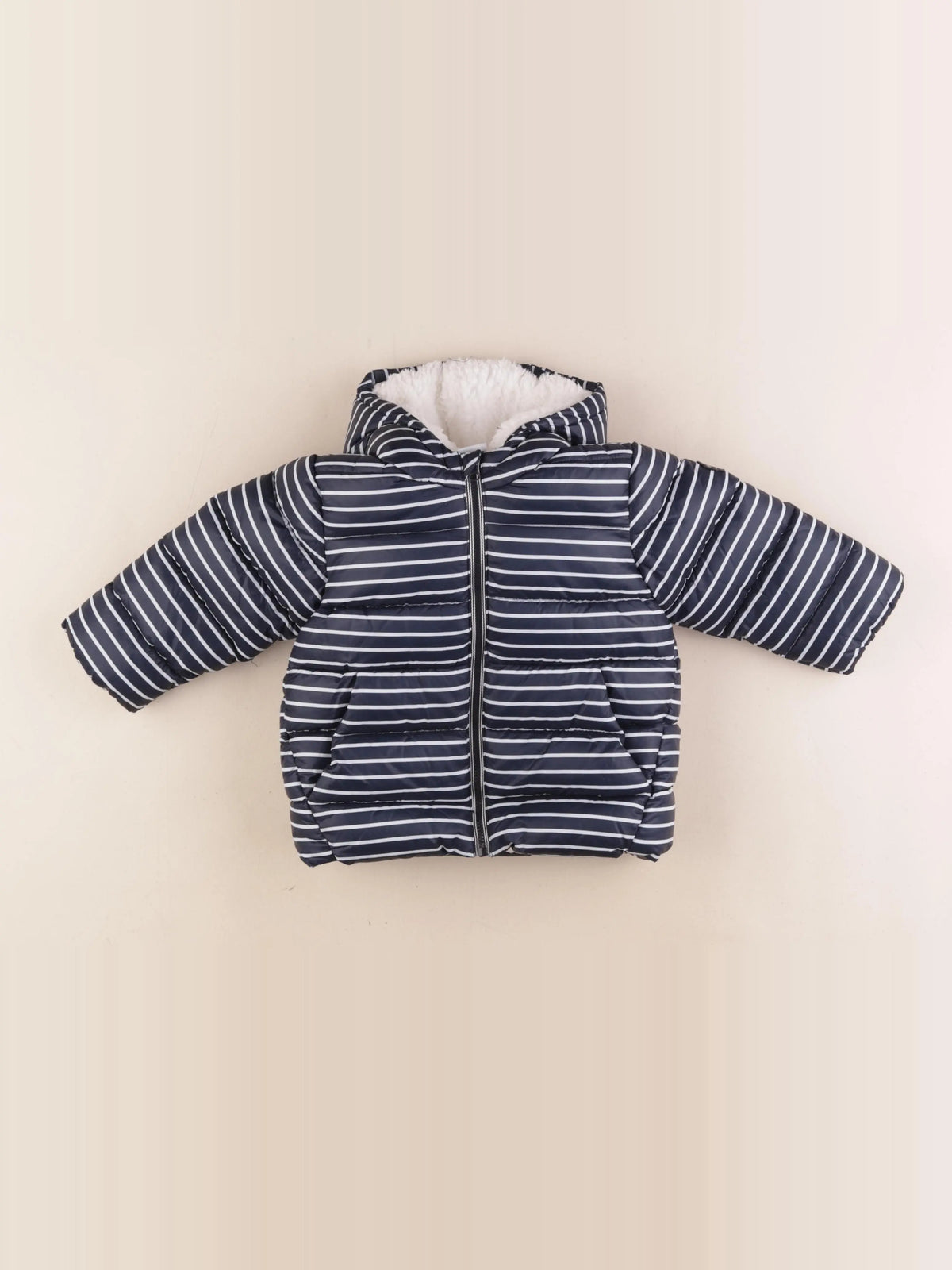 Petit Bateau - doudoune bleu - 18 mois