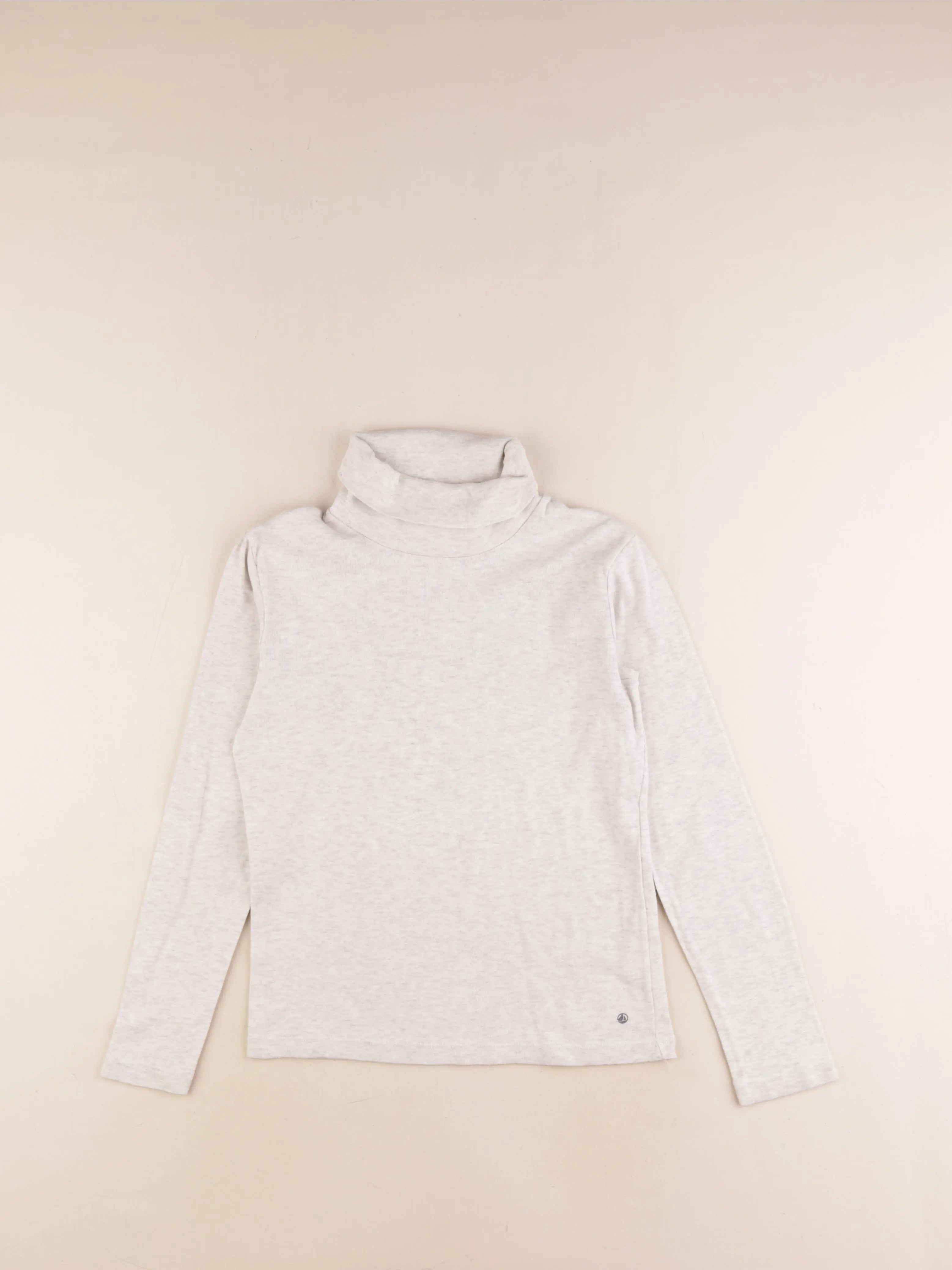 Petit Bateau - sous-pull gris - 10 ans