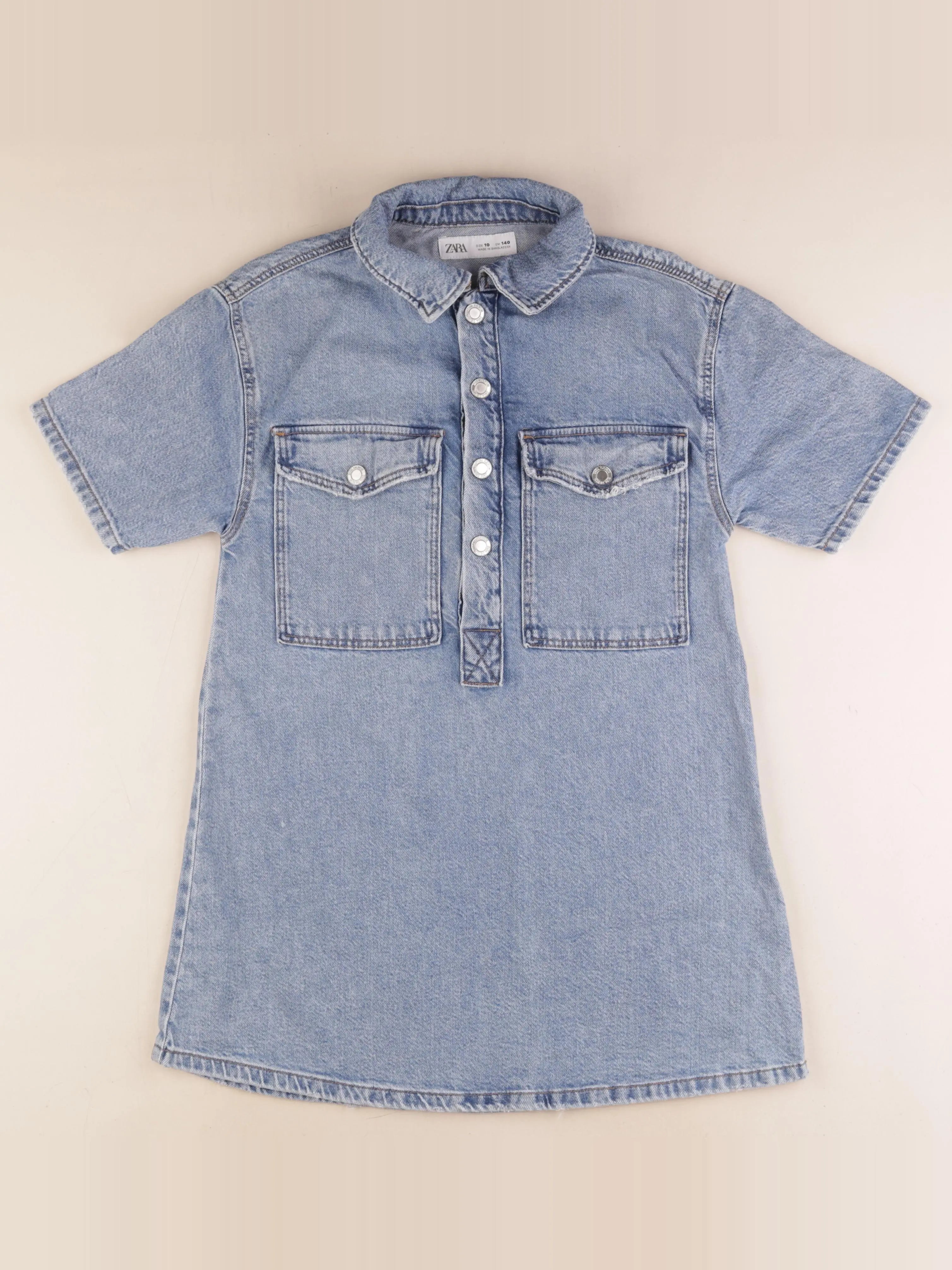 Zara - robe bleu - 10 ans