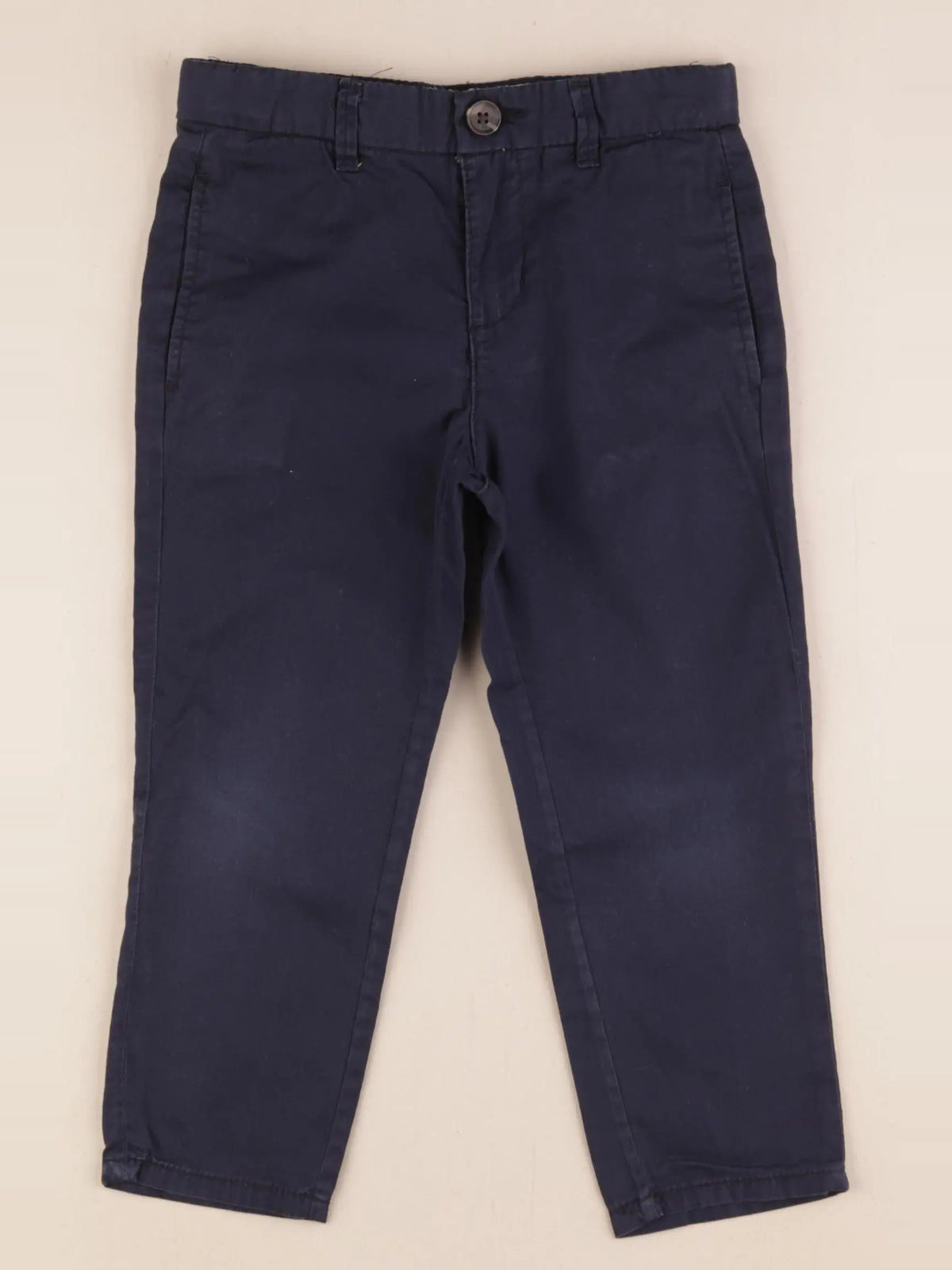 H&M - pantalon bleu - 2/3 ans