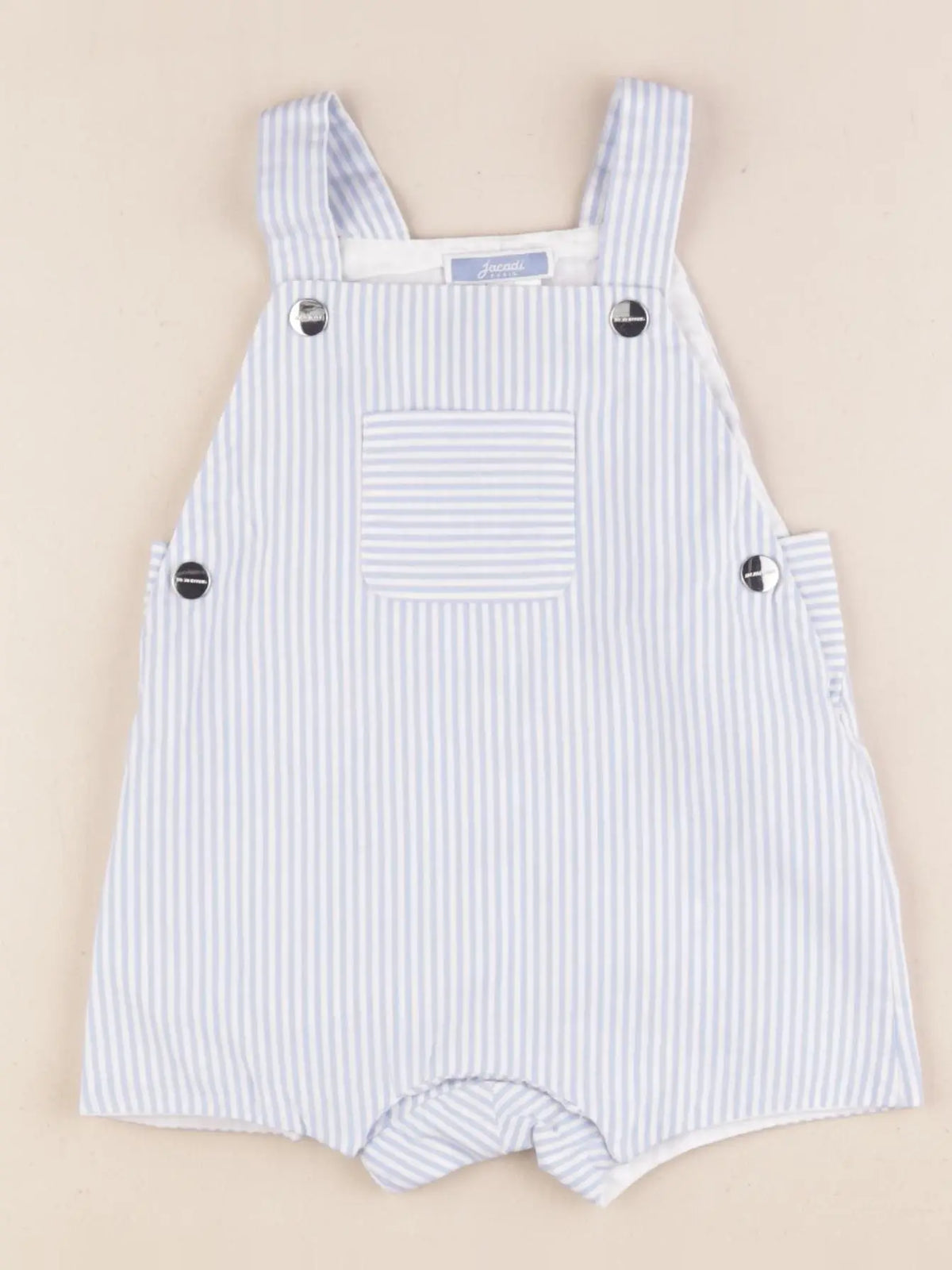 Jacadi - salopette blanc, bleu - 1 an