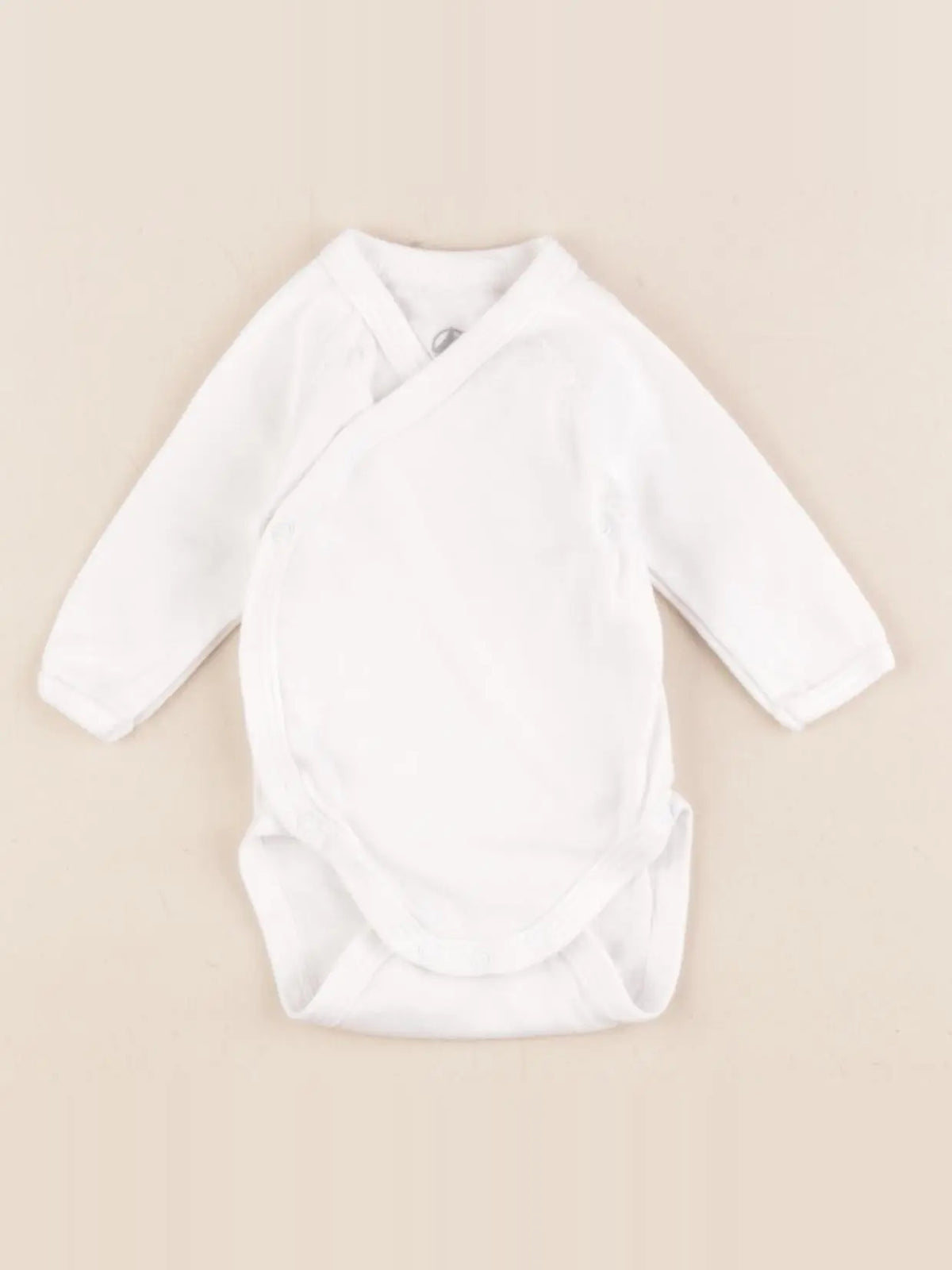 Petit Bateau - body blanc - 0 mois