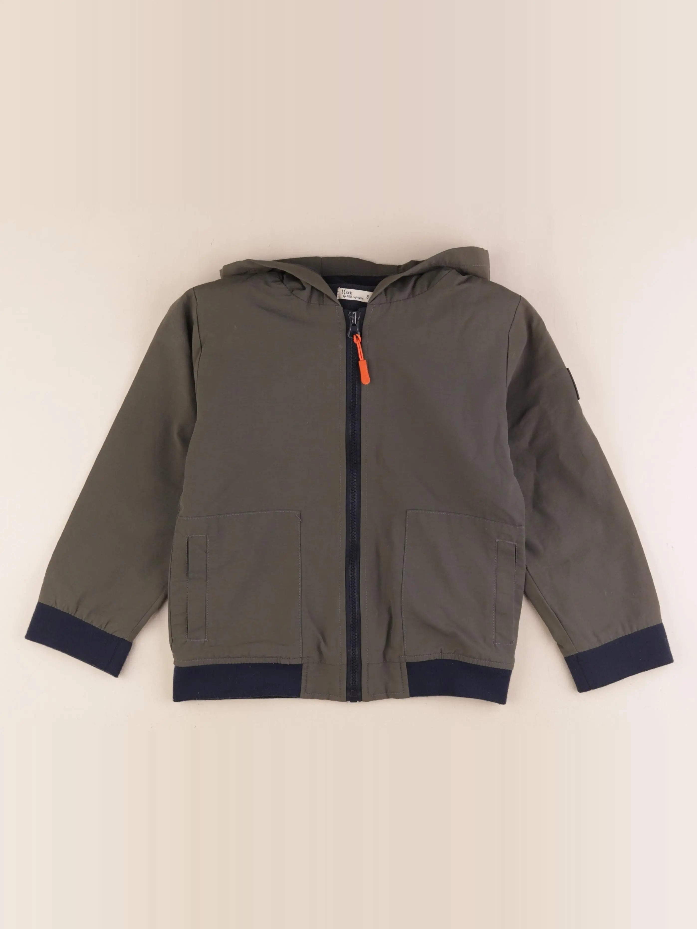 Little Cigogne - coupe-vent vert - 8 ans