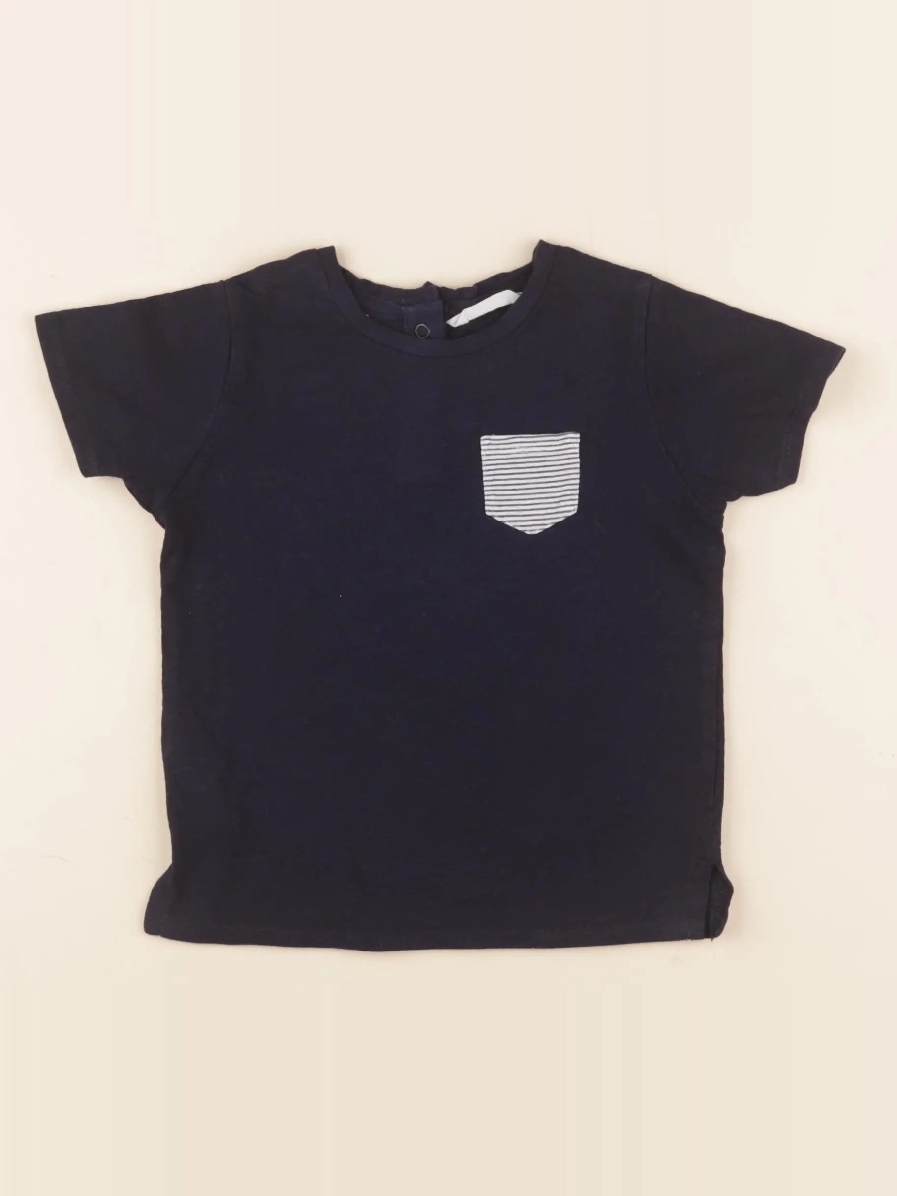 Mango - tee-shirt bleu - 12/18 mois