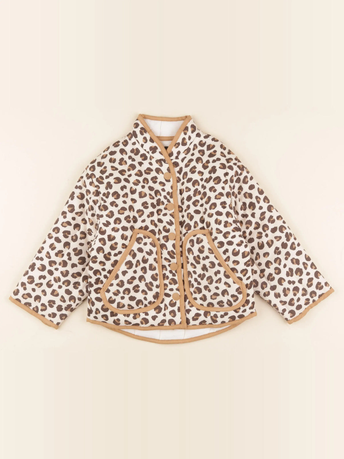 Monoprix - veste beige, marron - 3 ans