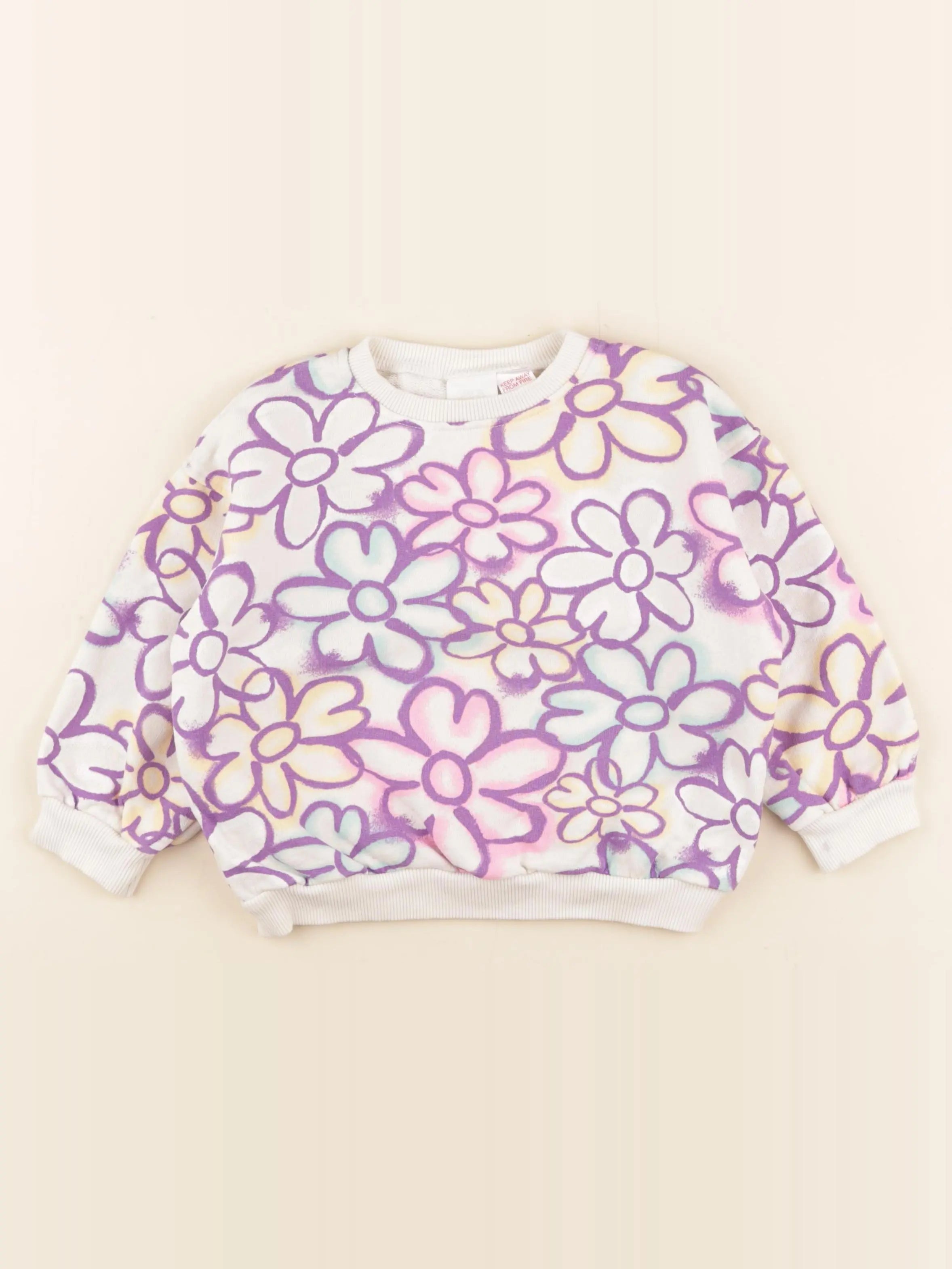 Zara - sweat multicolore - 3 ans