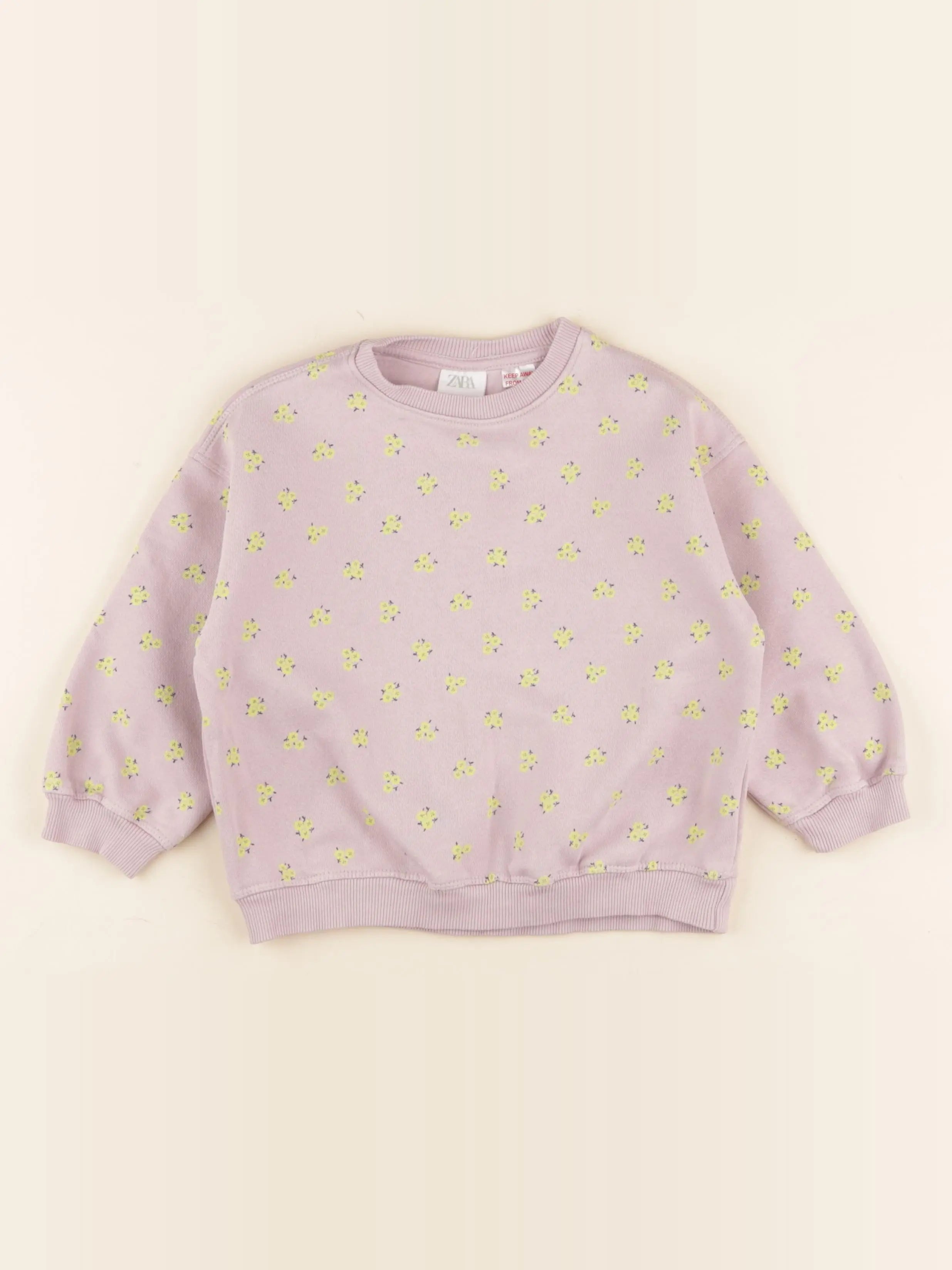 Zara - sweat violet - 3 ans