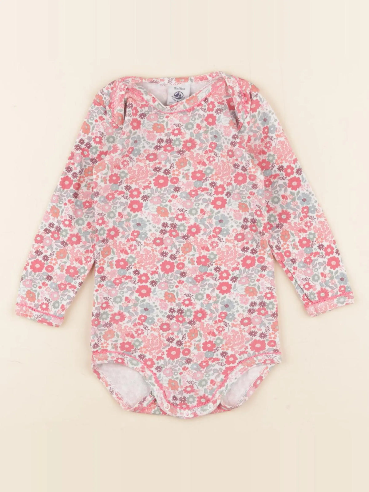 Petit Bateau - body multicolore - 18 mois