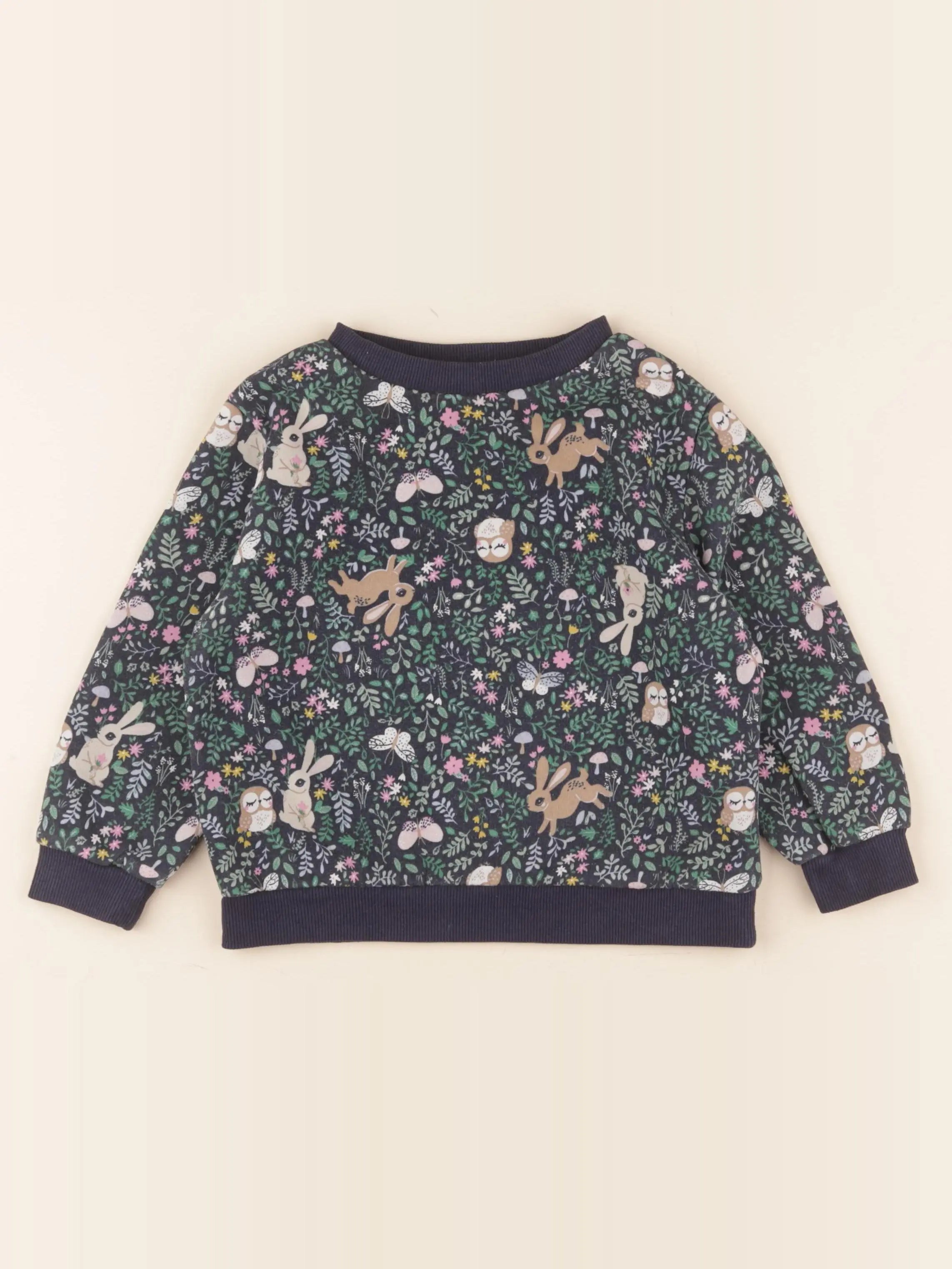 H&M - sweat multicolore - 2/4 ans