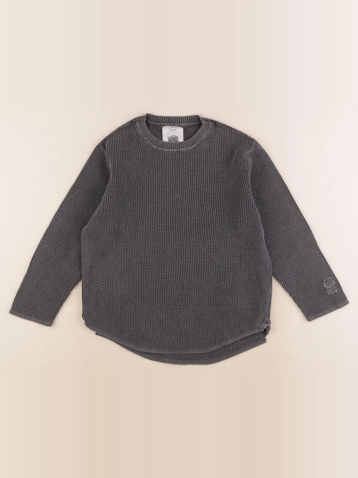 Zara - pull gris - 6 ans