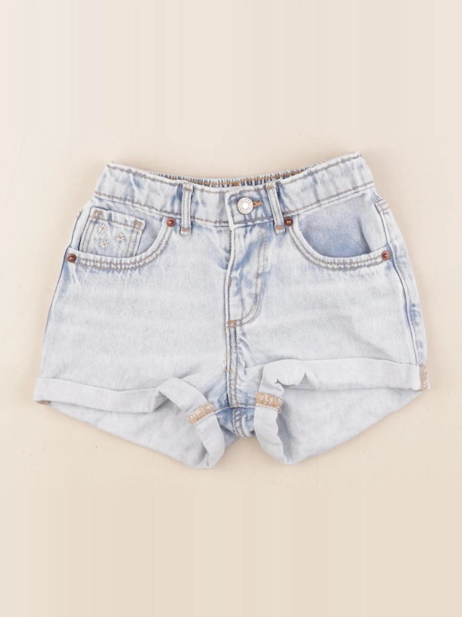 Zara - short bleu - 4 ans