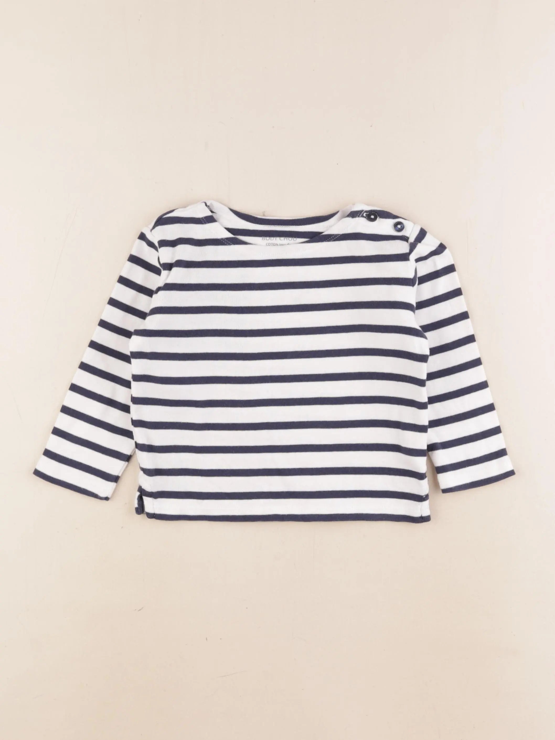 Boutchou - tee-shirt bleu - 24 mois