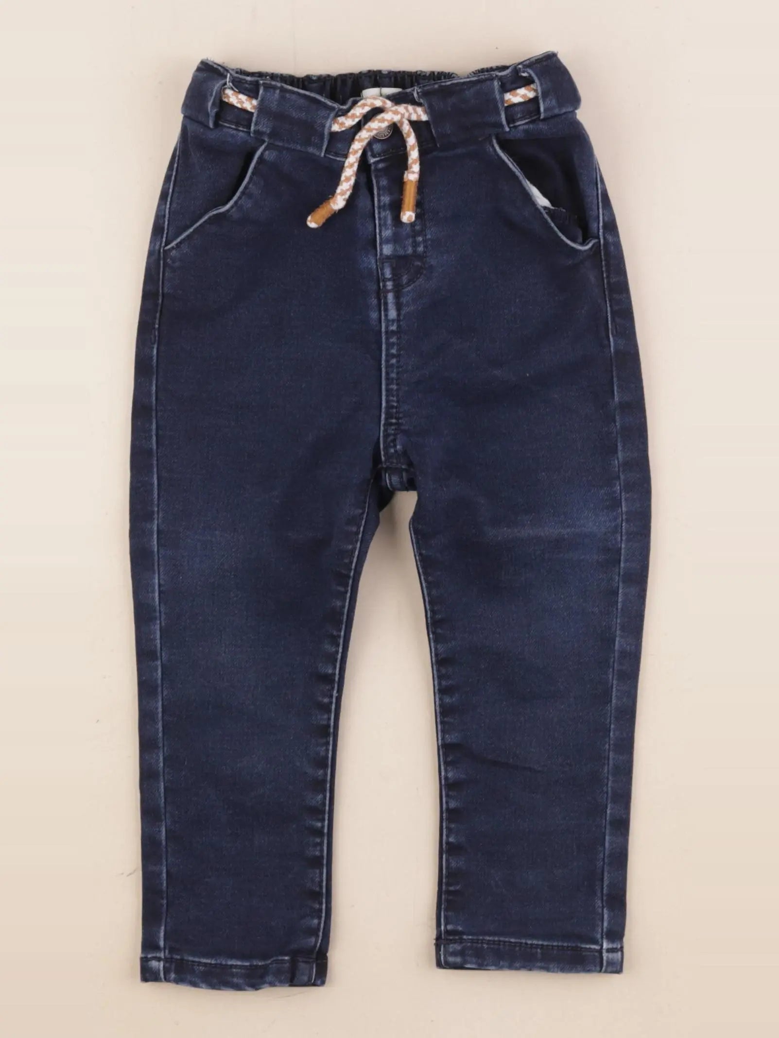 Vertbaudet - pantalon bleu - 18 mois