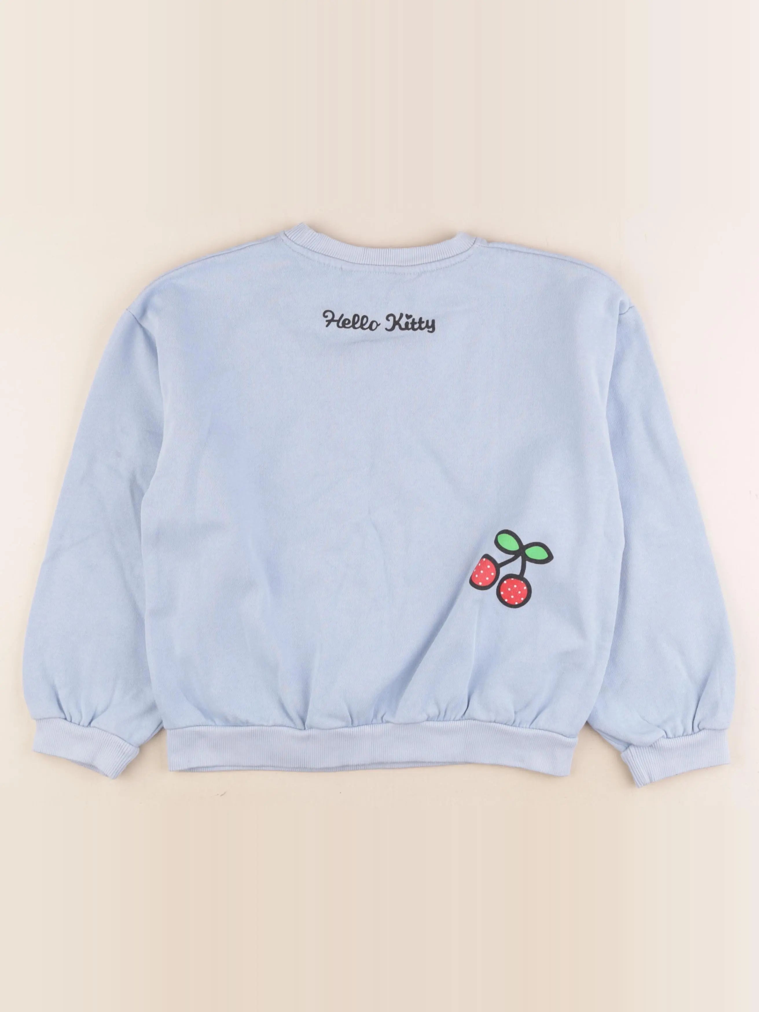 H&M - sweat bleu - 8/10 ans