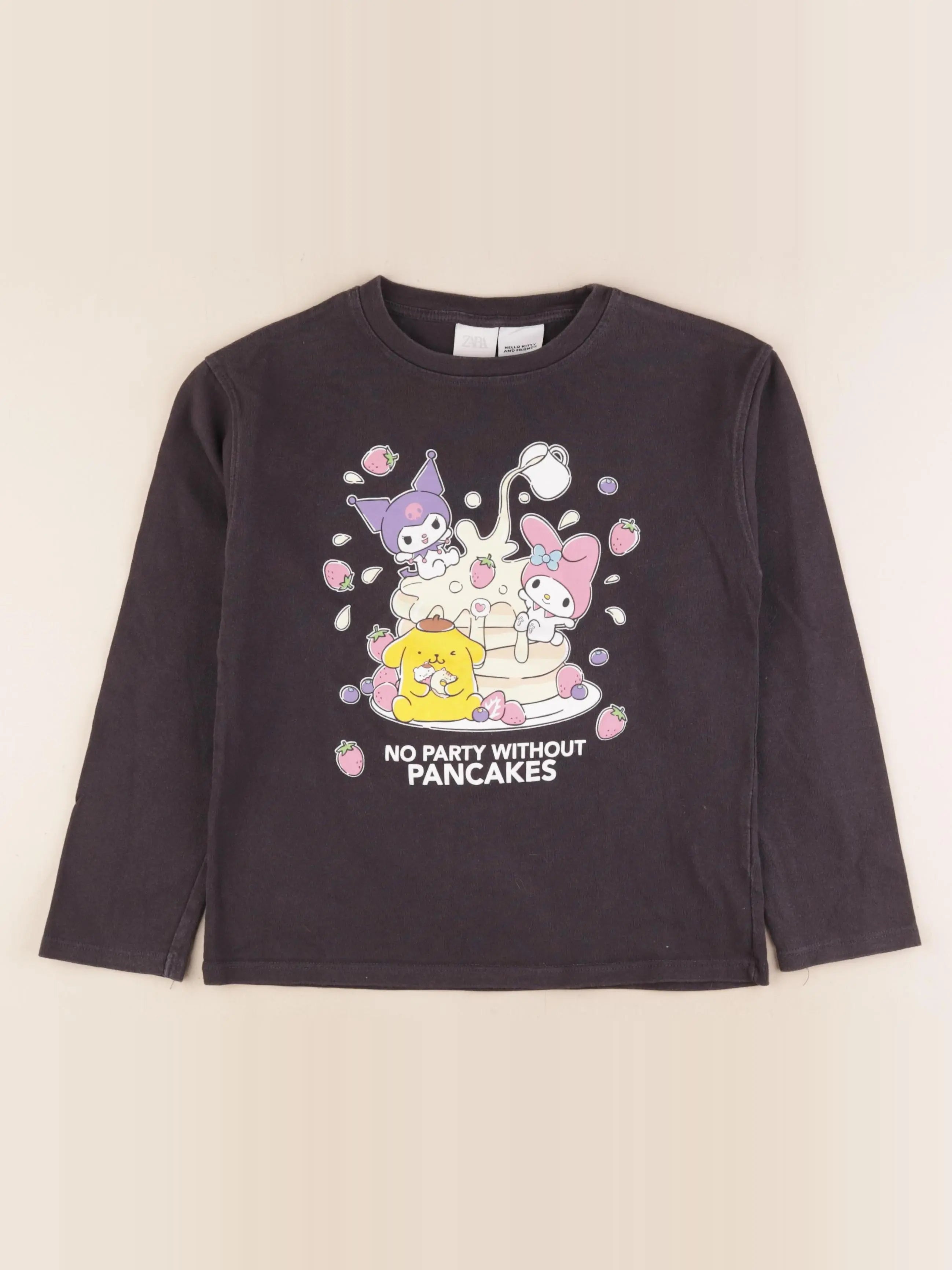 Zara - tee-shirt imprimé au dos noir - 9/10 ans