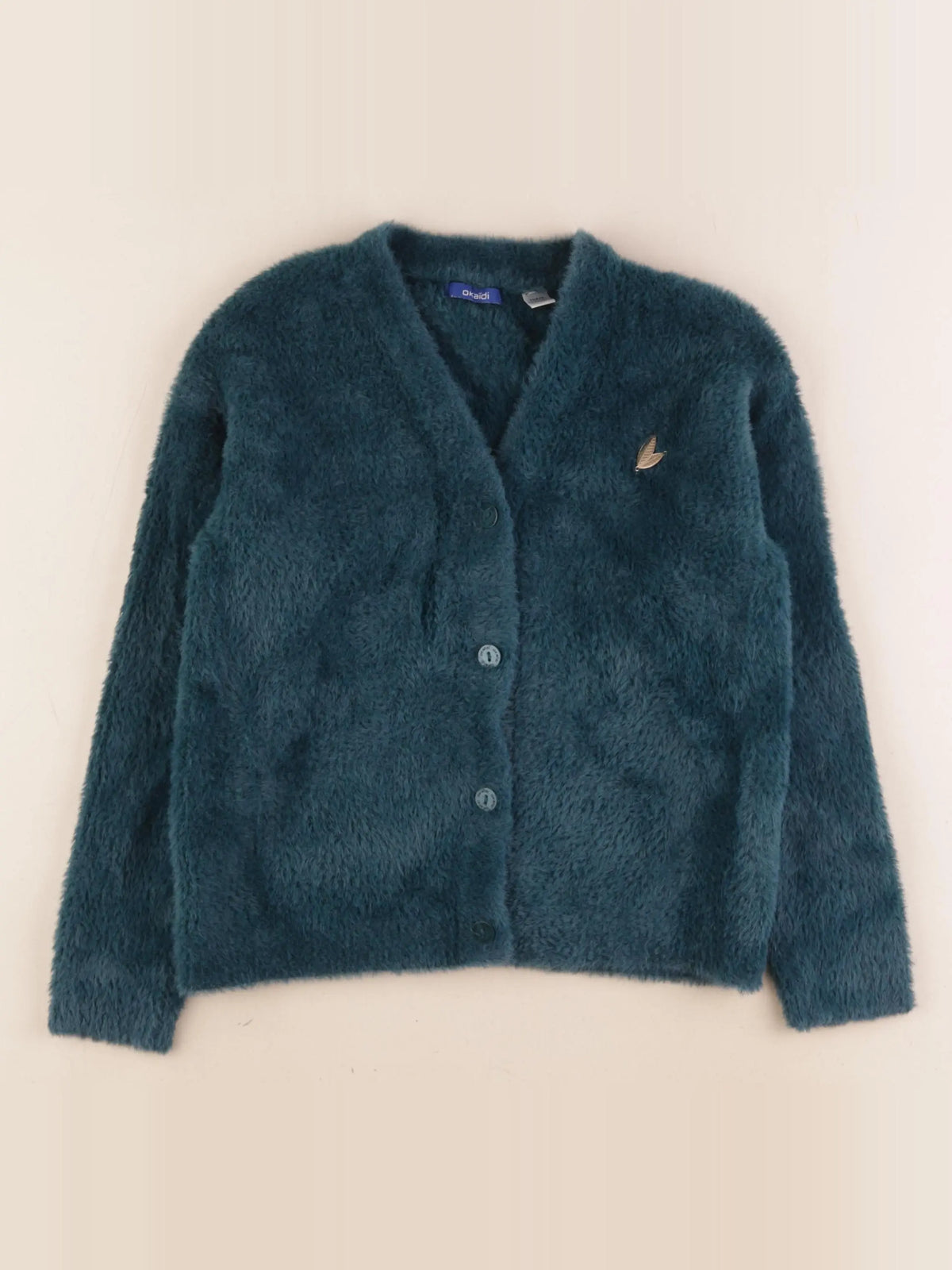 Okaidi - gilet vert - 10 ans