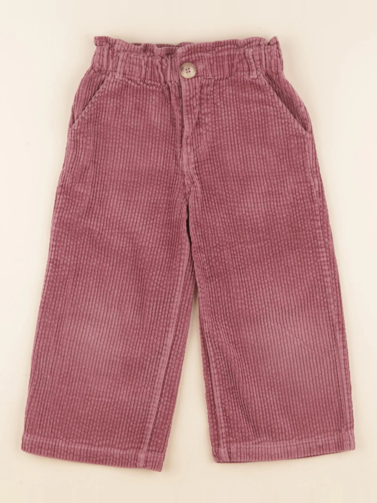 Vertbaudet - pantalon violet - 4 ans